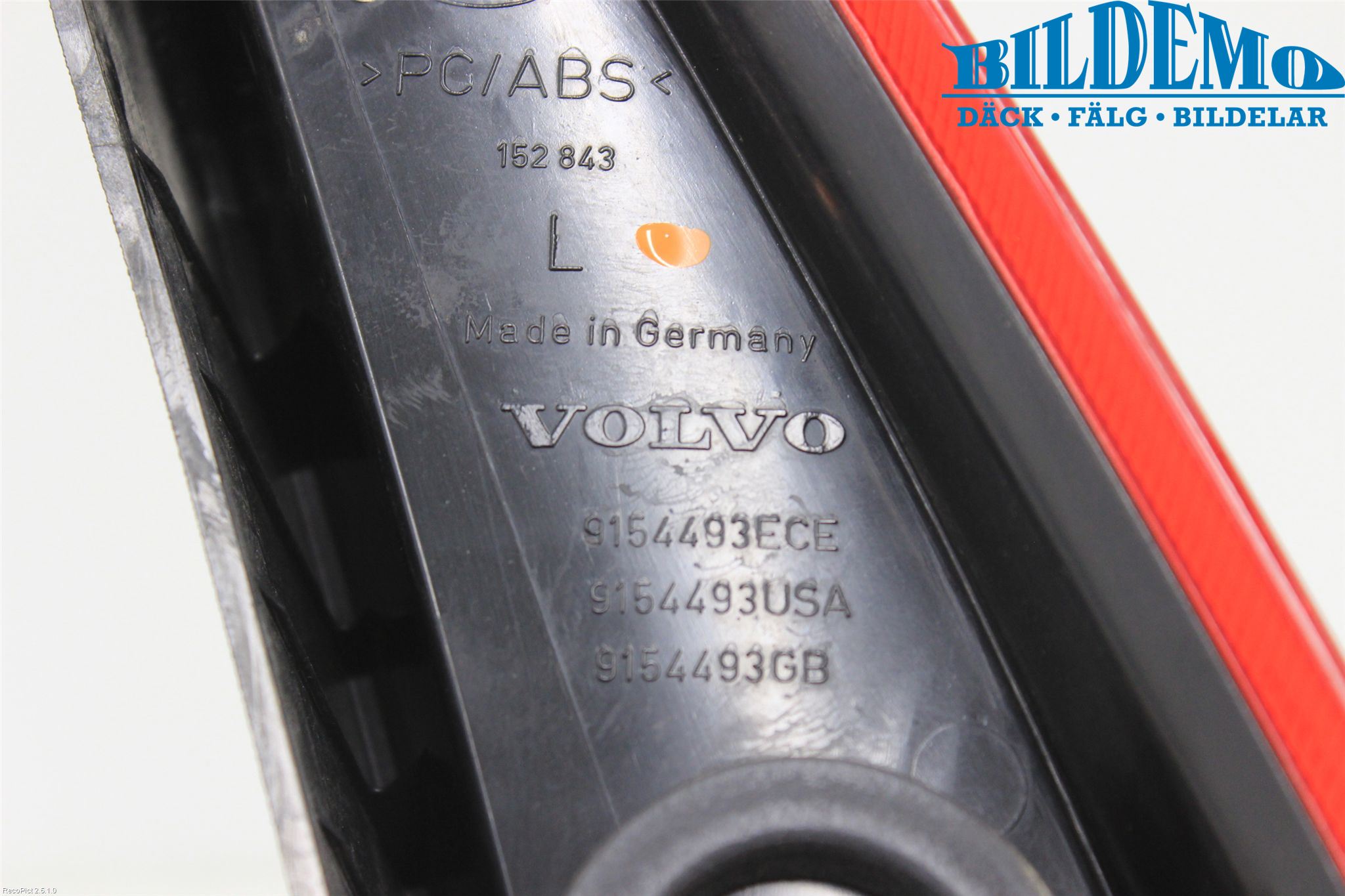 Volvo V70 00-04 Bakljus Vänster