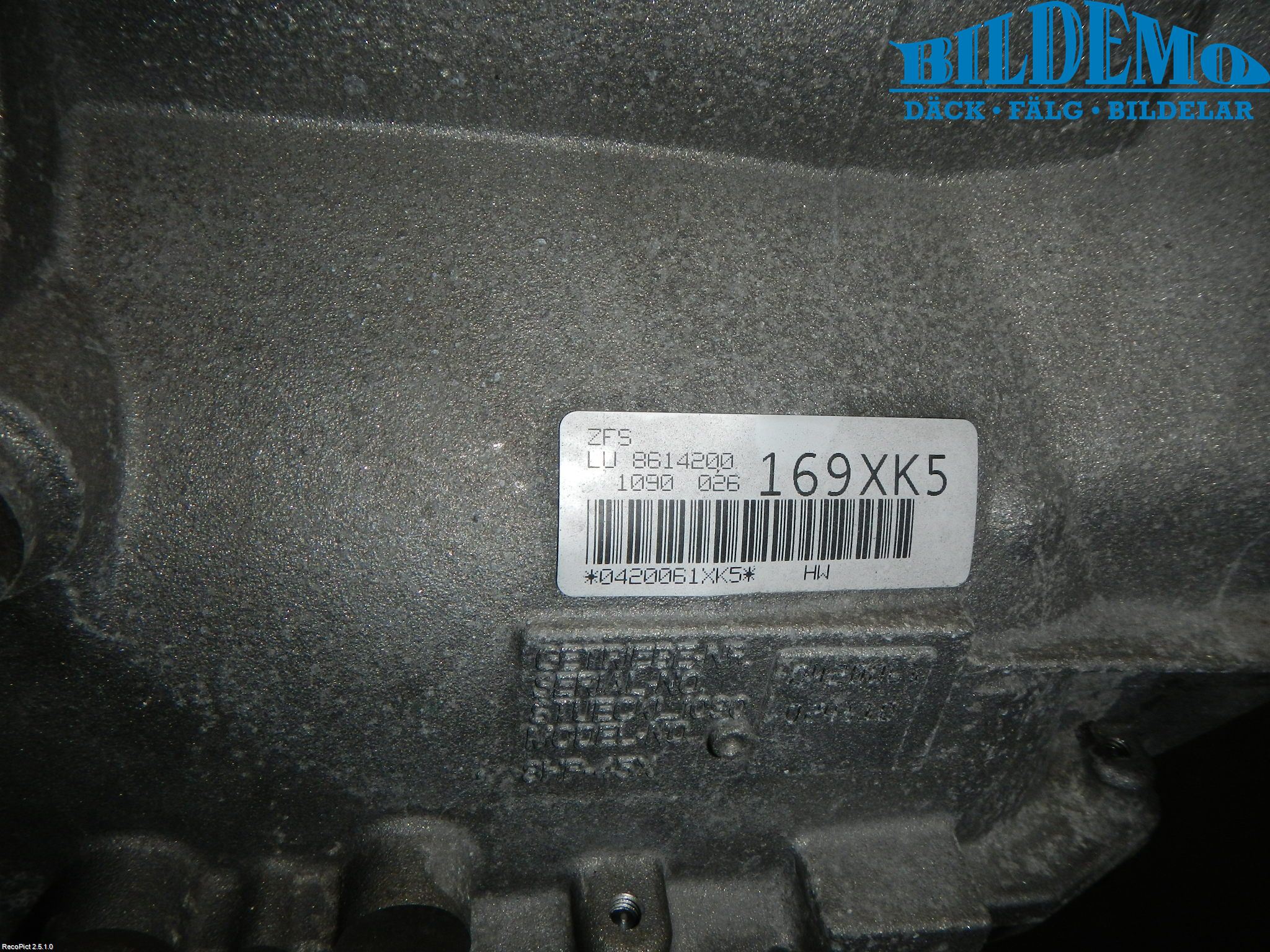 BMW 3 F30/F31/F80 12-19 Växellåda Automat