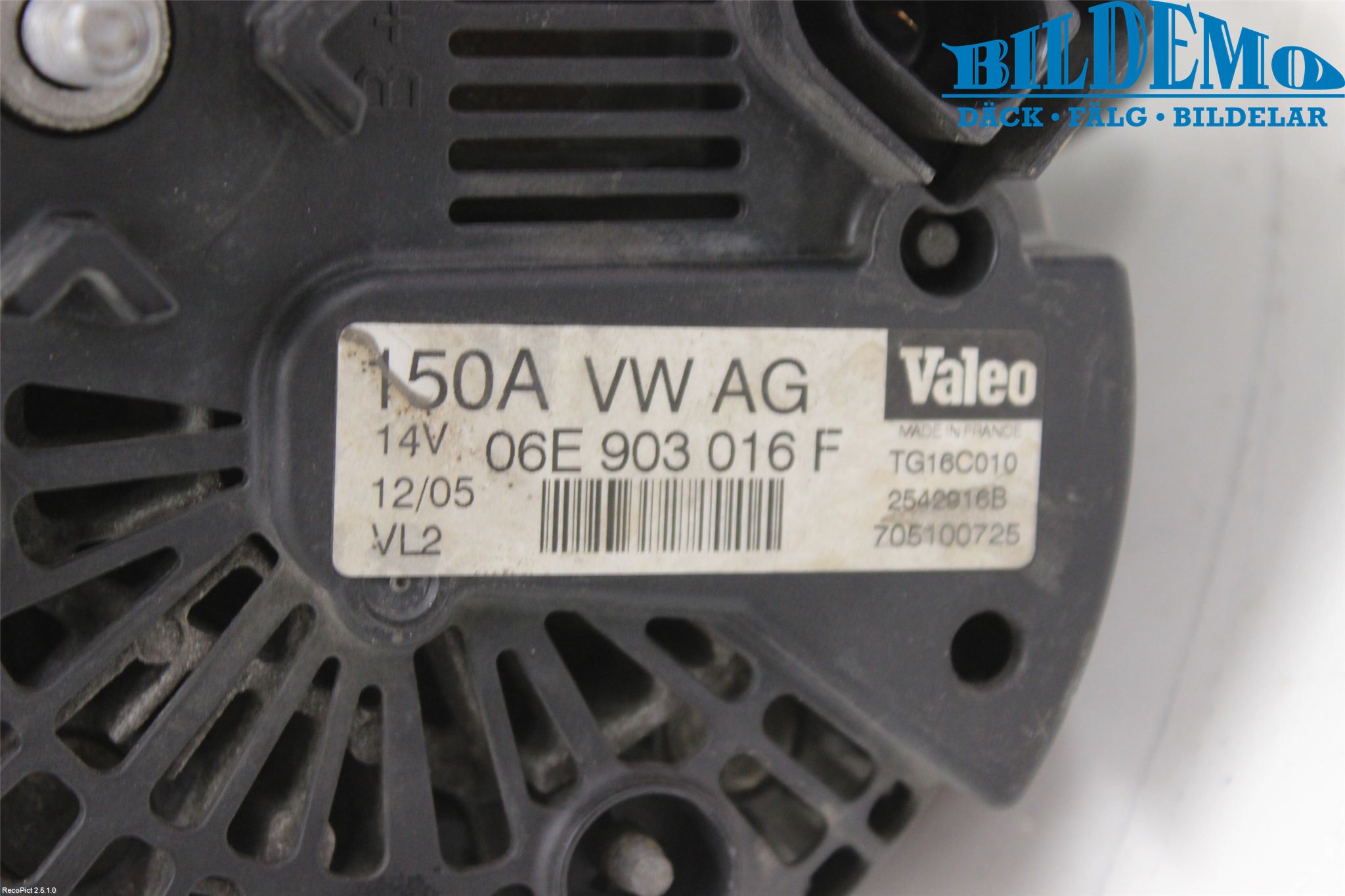 Audi A6/S6     05-11 Generator