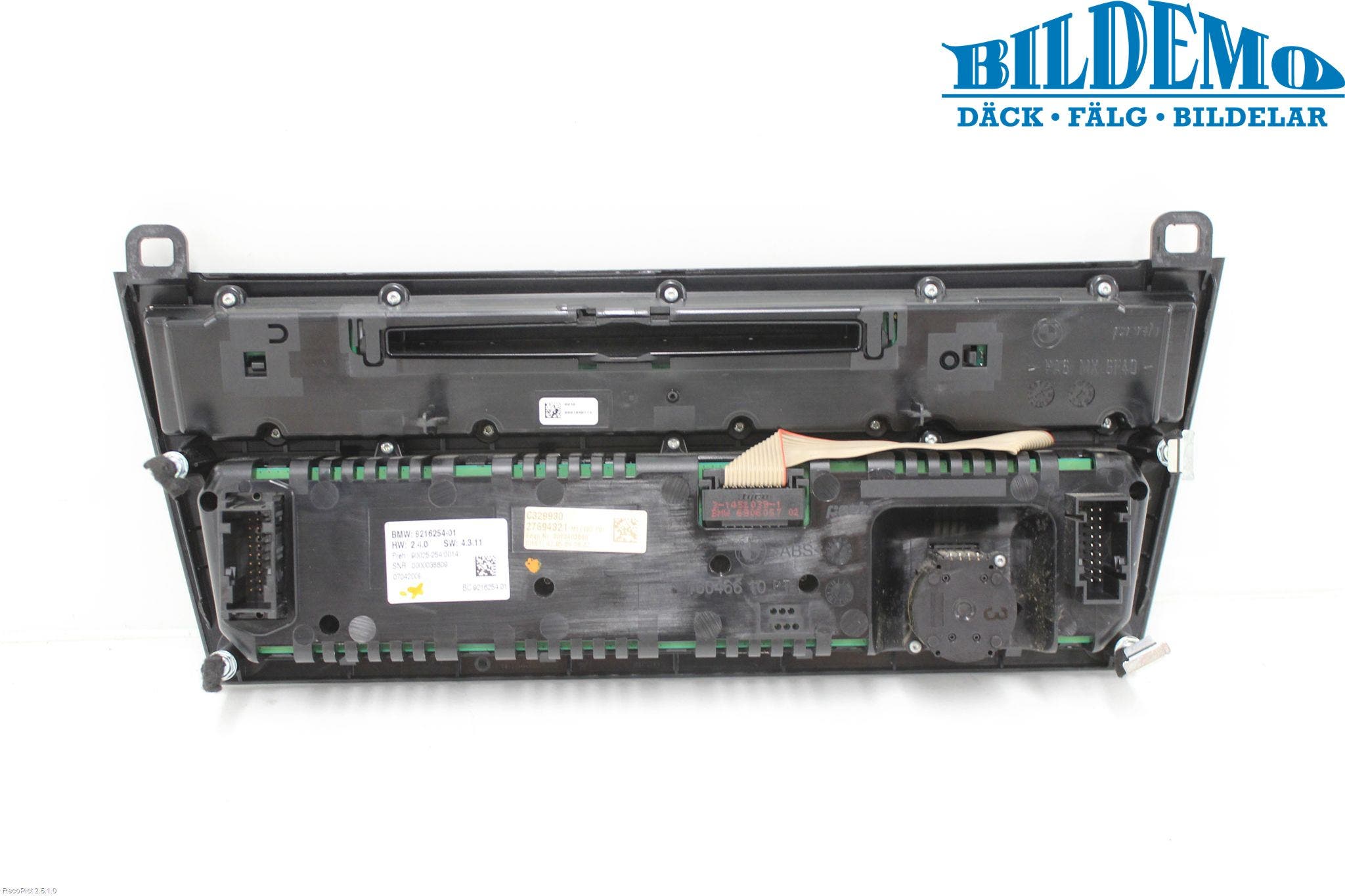 BMW 7 F01/02/03/04 09-15 Cd Radio - Multimediapanel