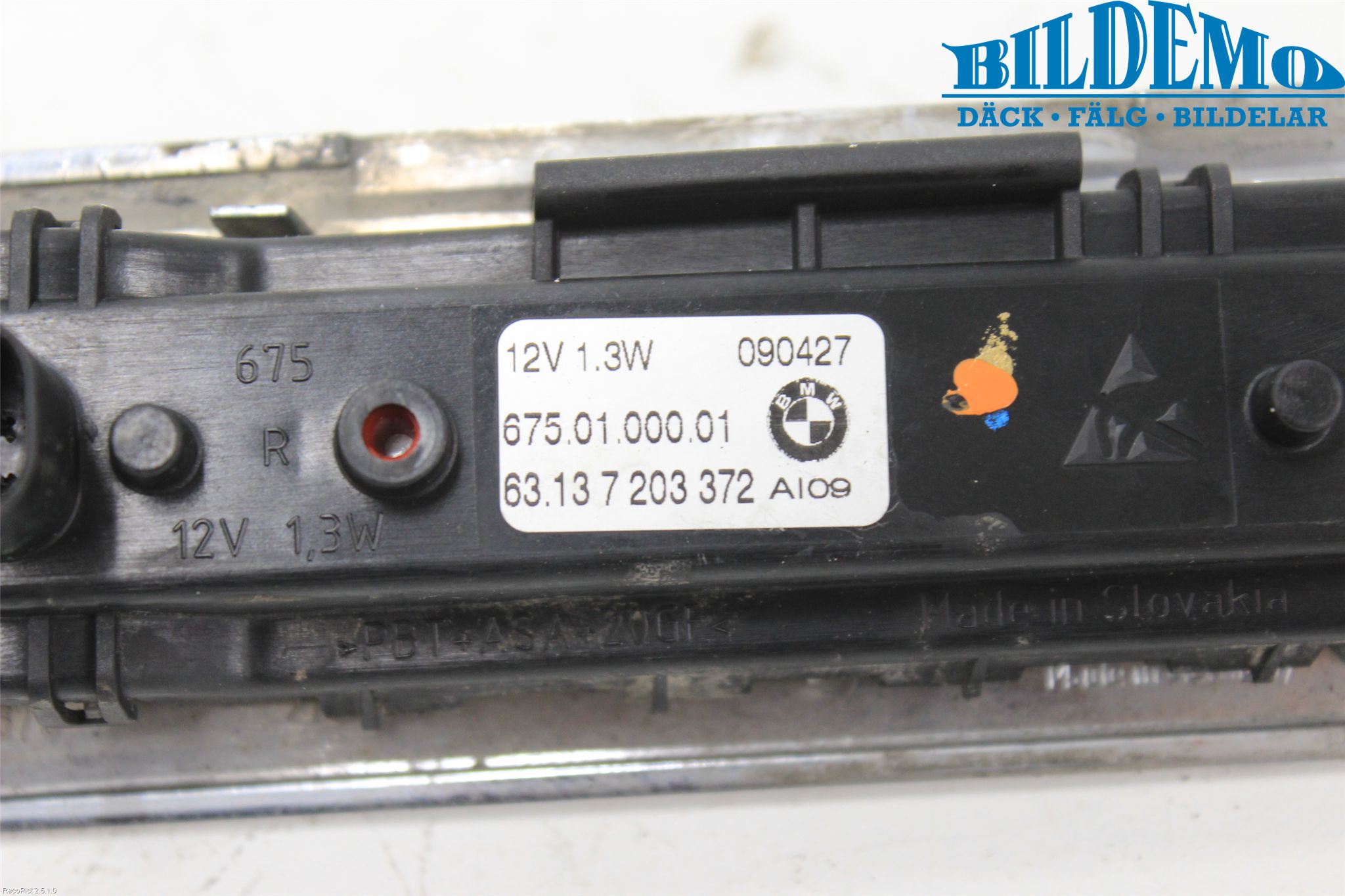 BMW 7 F01/02/03/04 09-15 Blinkers Sidoblinkers Hö