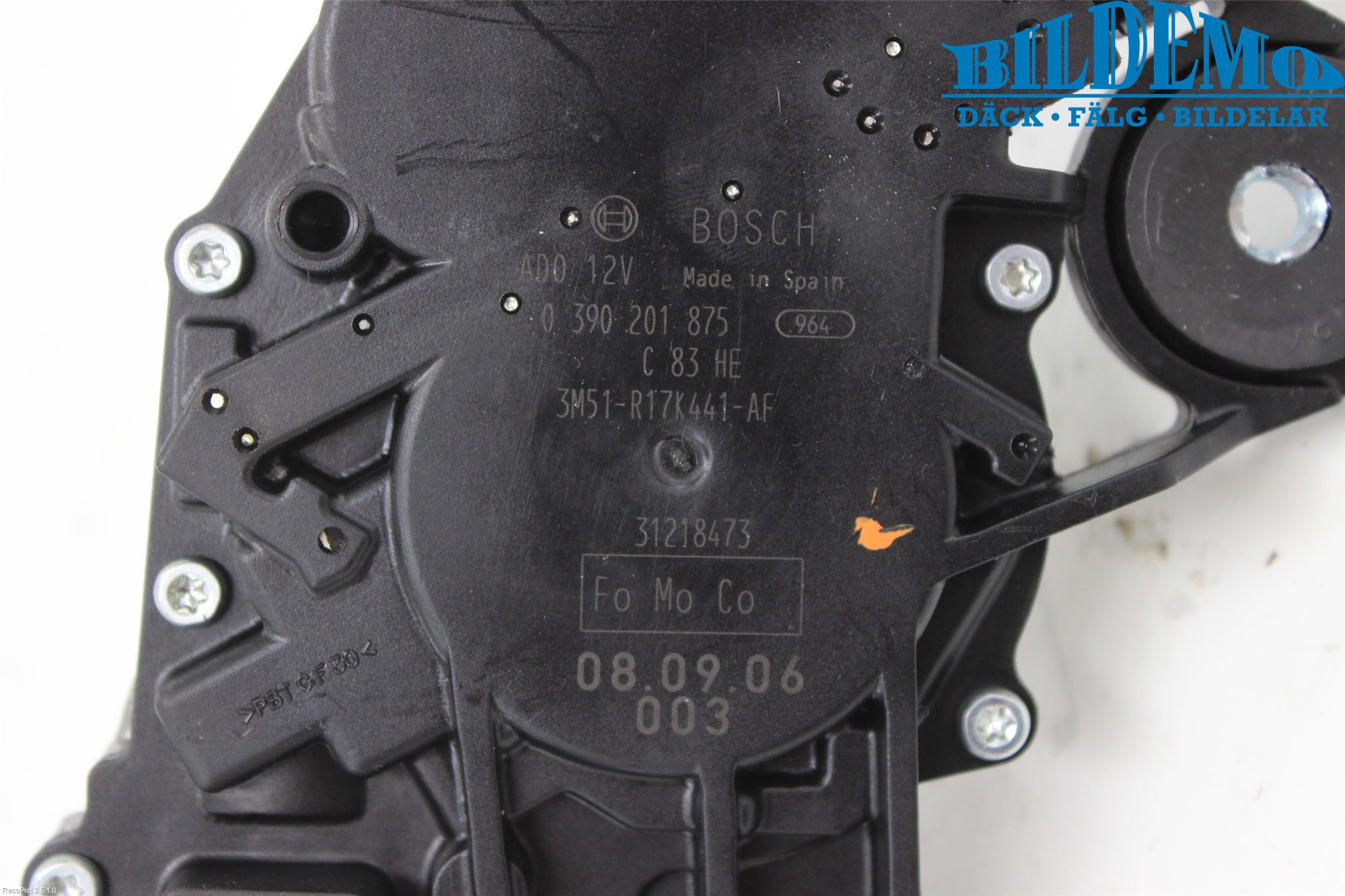 Volvo V50 08-12 Torkarmotor Baklucka