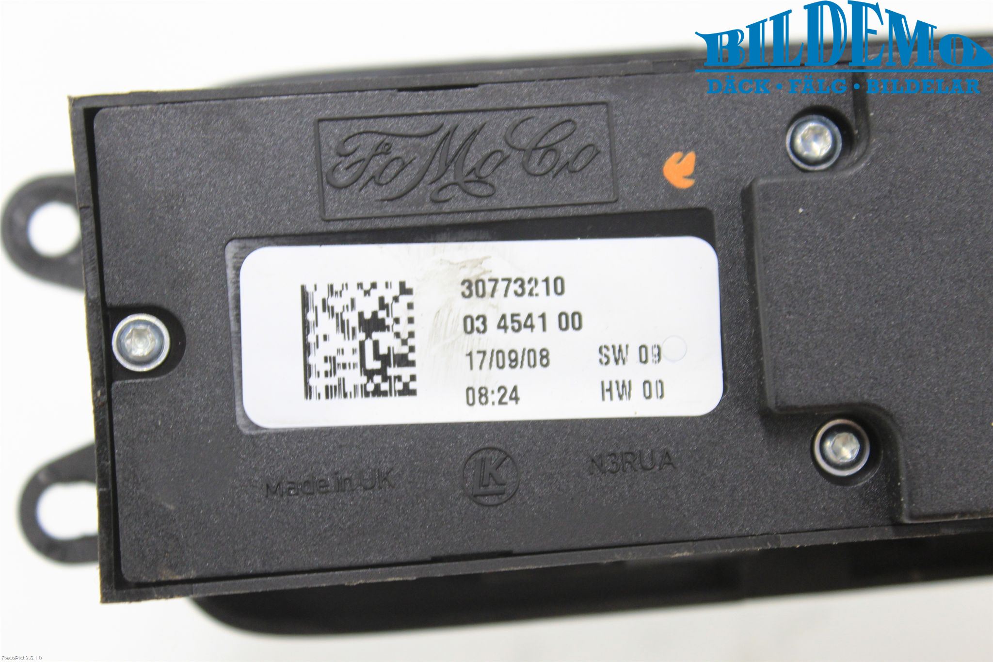 Volvo V50 08-12 Strömställare Elhiss