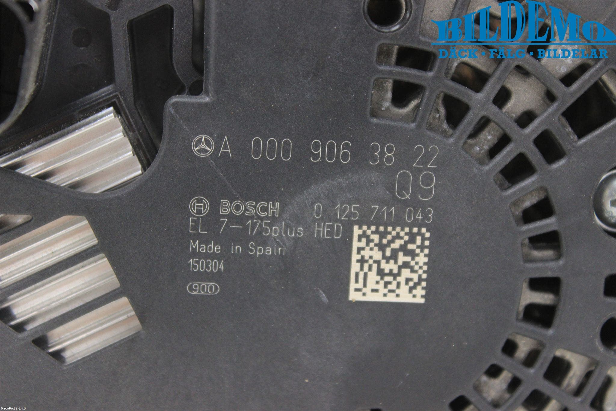 Mercedes-Benz MB A-KLASS (W176) 13-18 Generator