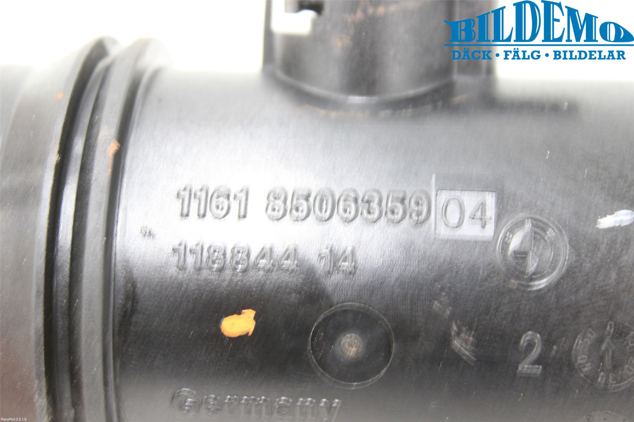 BMW 3 F30/F31/F80 12-19 Laddluft-Intercoolerrör