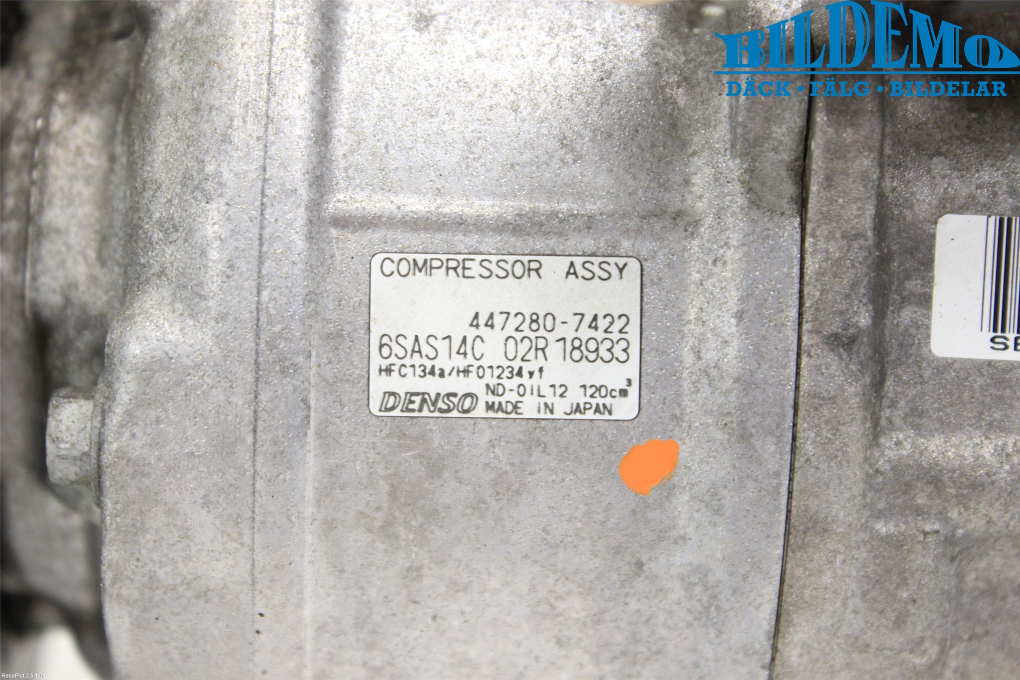 Mercedes-Benz MB B-KLASS (W246/W242) 12-19 Ac Kompressor
