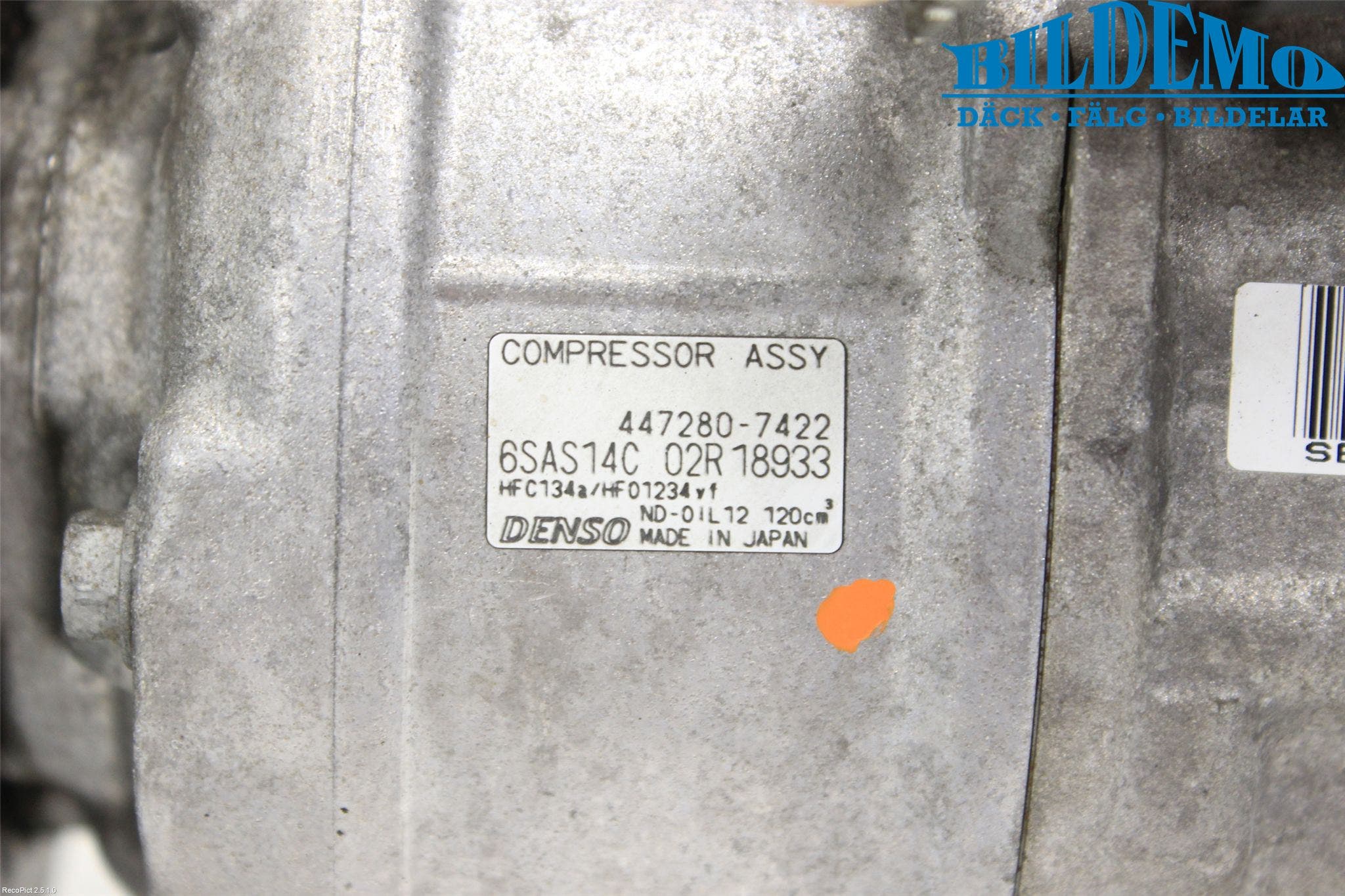 Mercedes-Benz MB B-KLASS (W246/W242) 12-19 Ac Kompressor