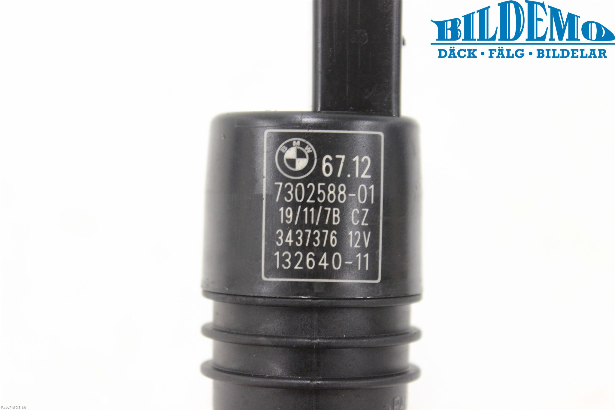 BMW 3 E90/91 SED/TOU 05-12 Spolarpump Baklucka