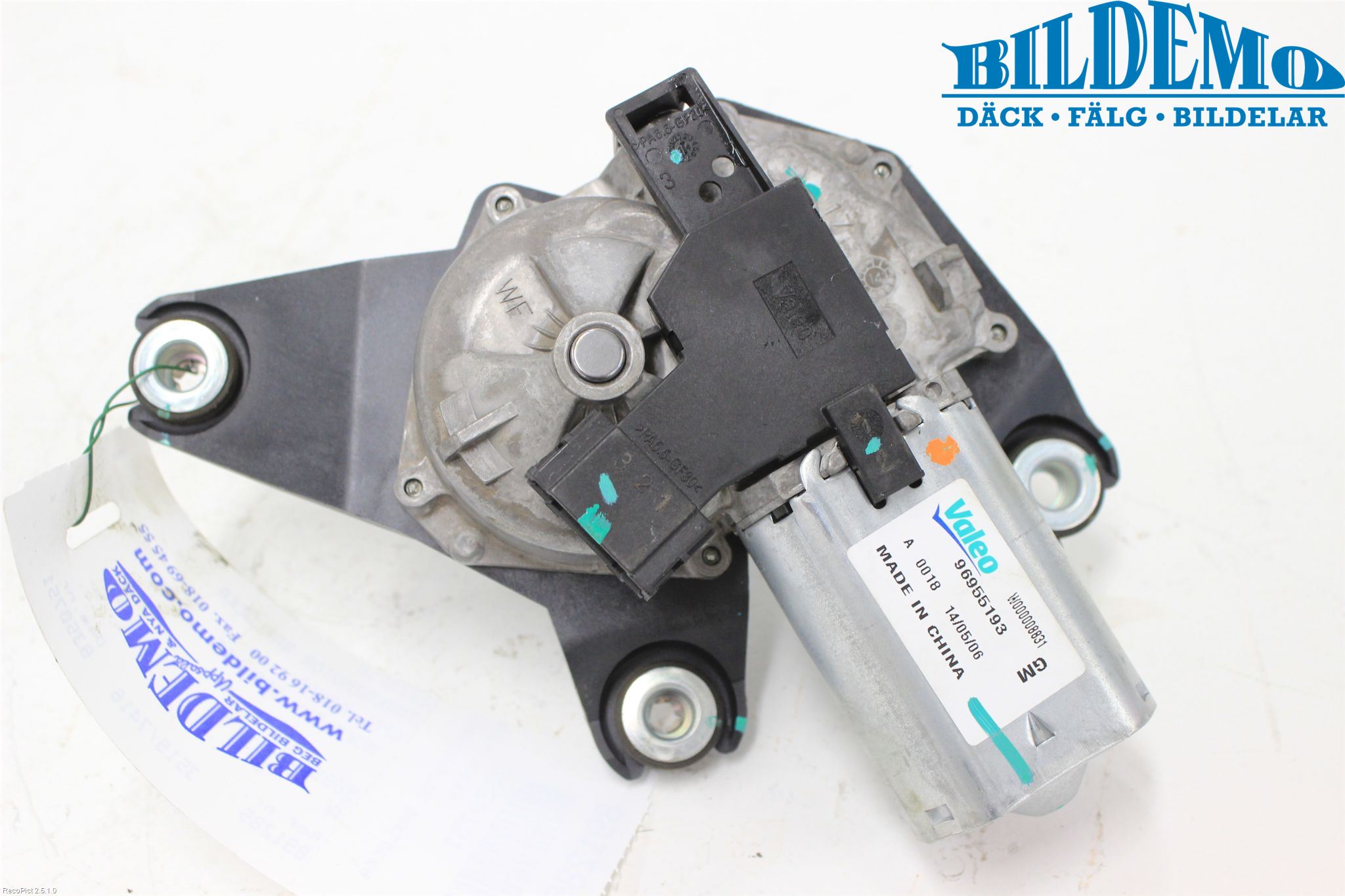 Opel MOKKA 13-20 Torkarmotor Baklucka