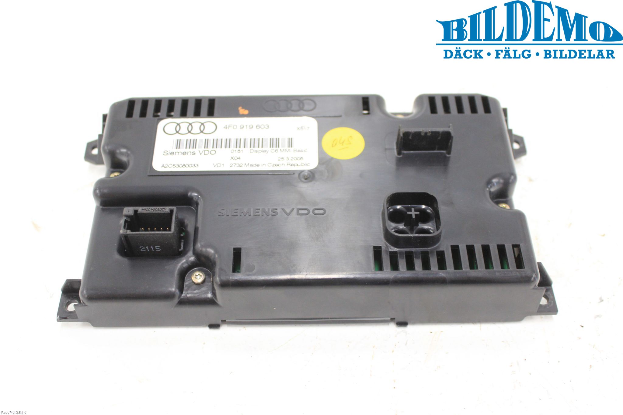 Audi A6/S6     05-11 Bildskärm