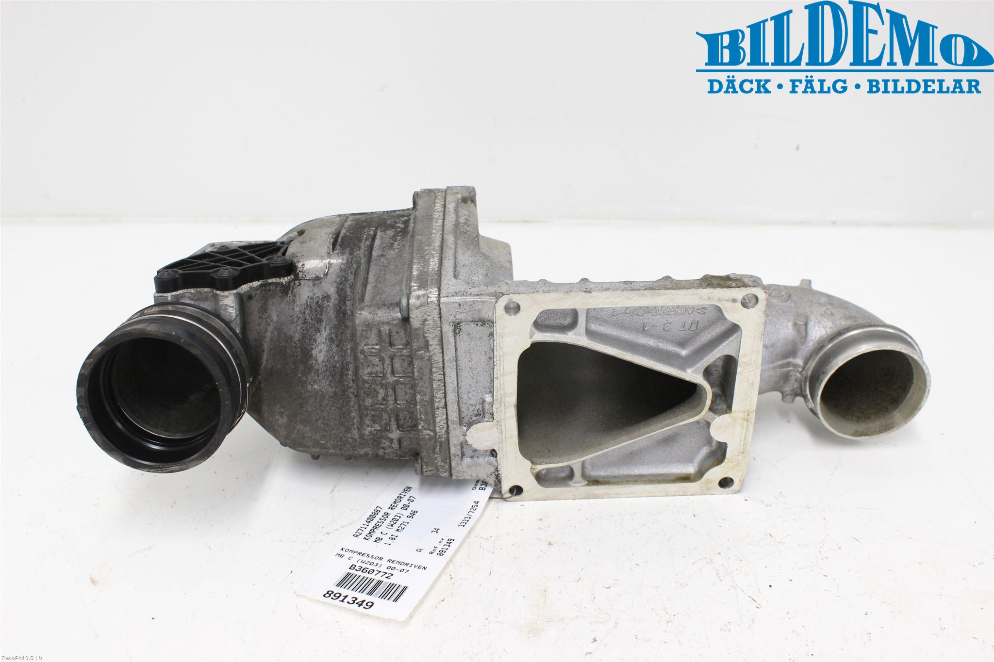 Mercedes-Benz MB C (203) 00-07 Kompressor Remdriven