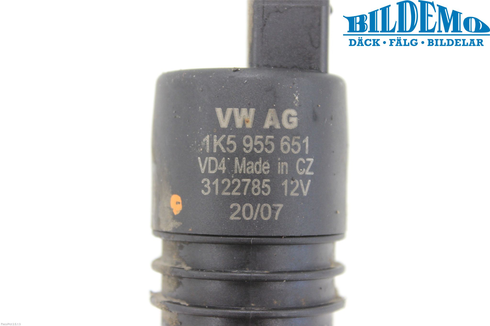 Volkswagen VW PASSAT 05-11 Spolarpump Vindruta