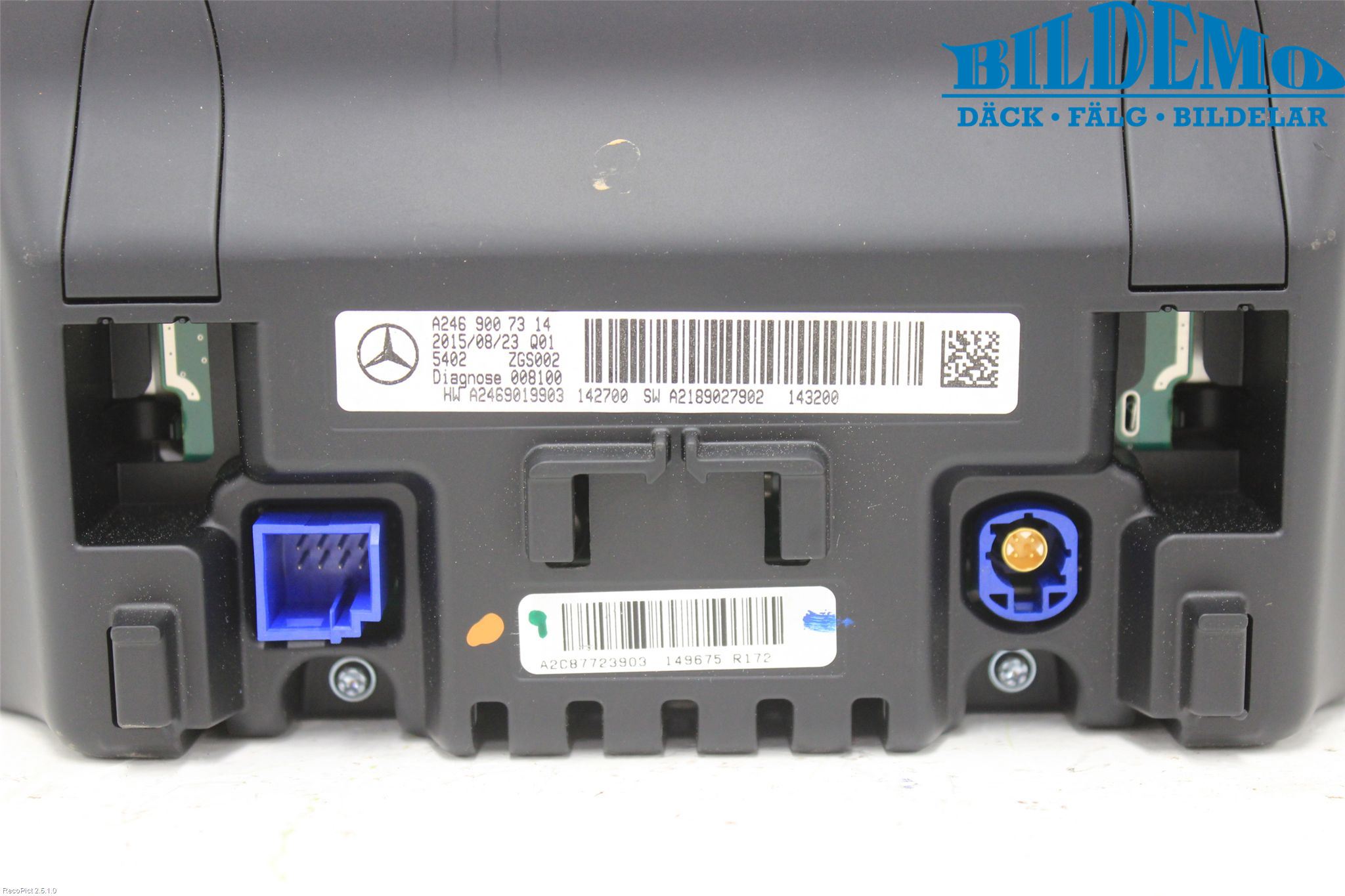 Mercedes-Benz MB A-KLASS (W176) 13-18 Bildskärm