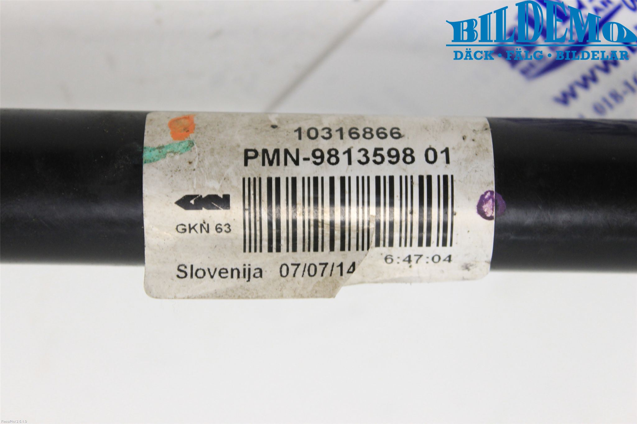 Mini COUNTRYMAN R60 11-16 Drivaxel Bak Höger