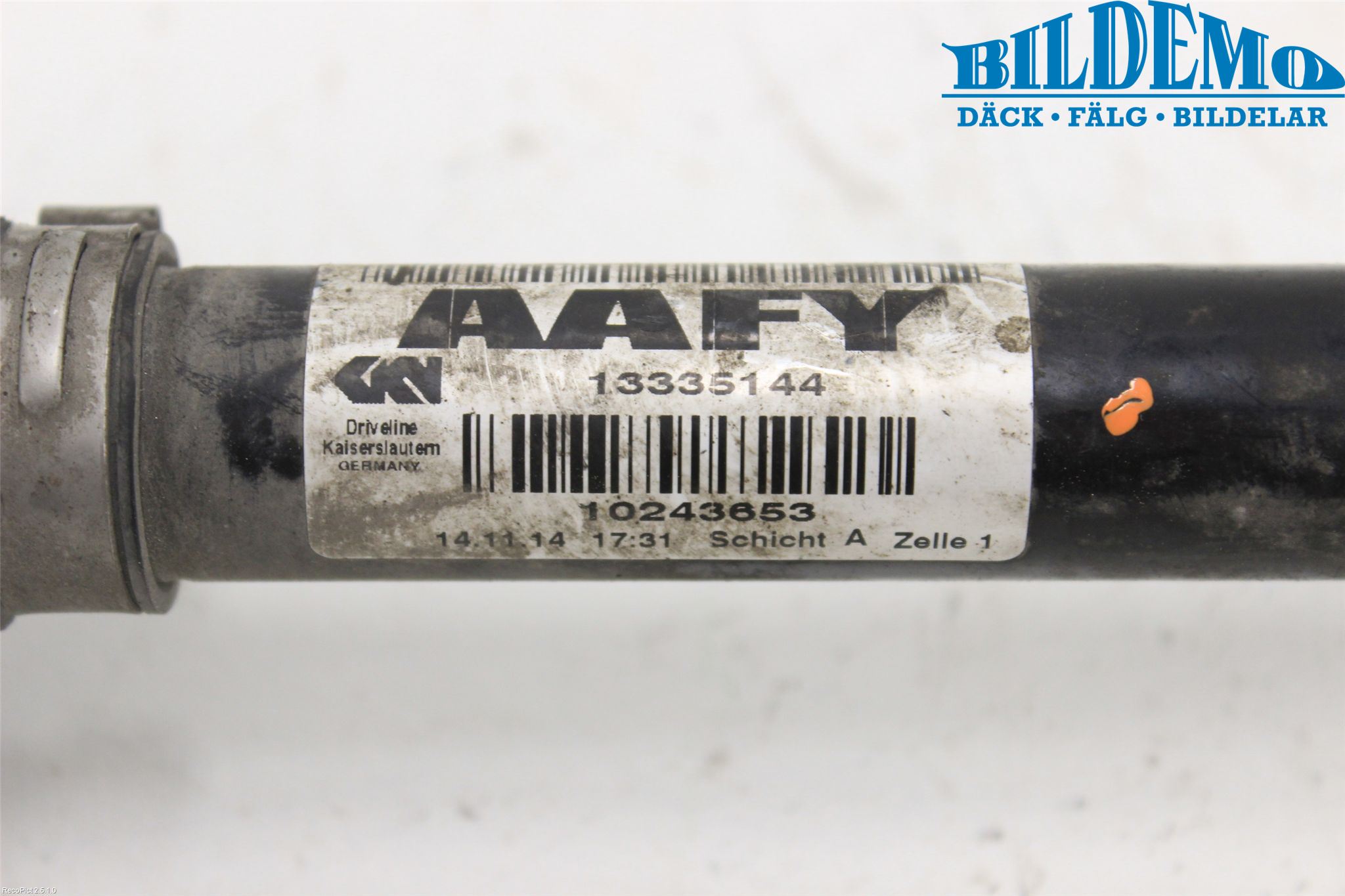 Opel ASTRA J 10-15 Drivaxel Fram Höger