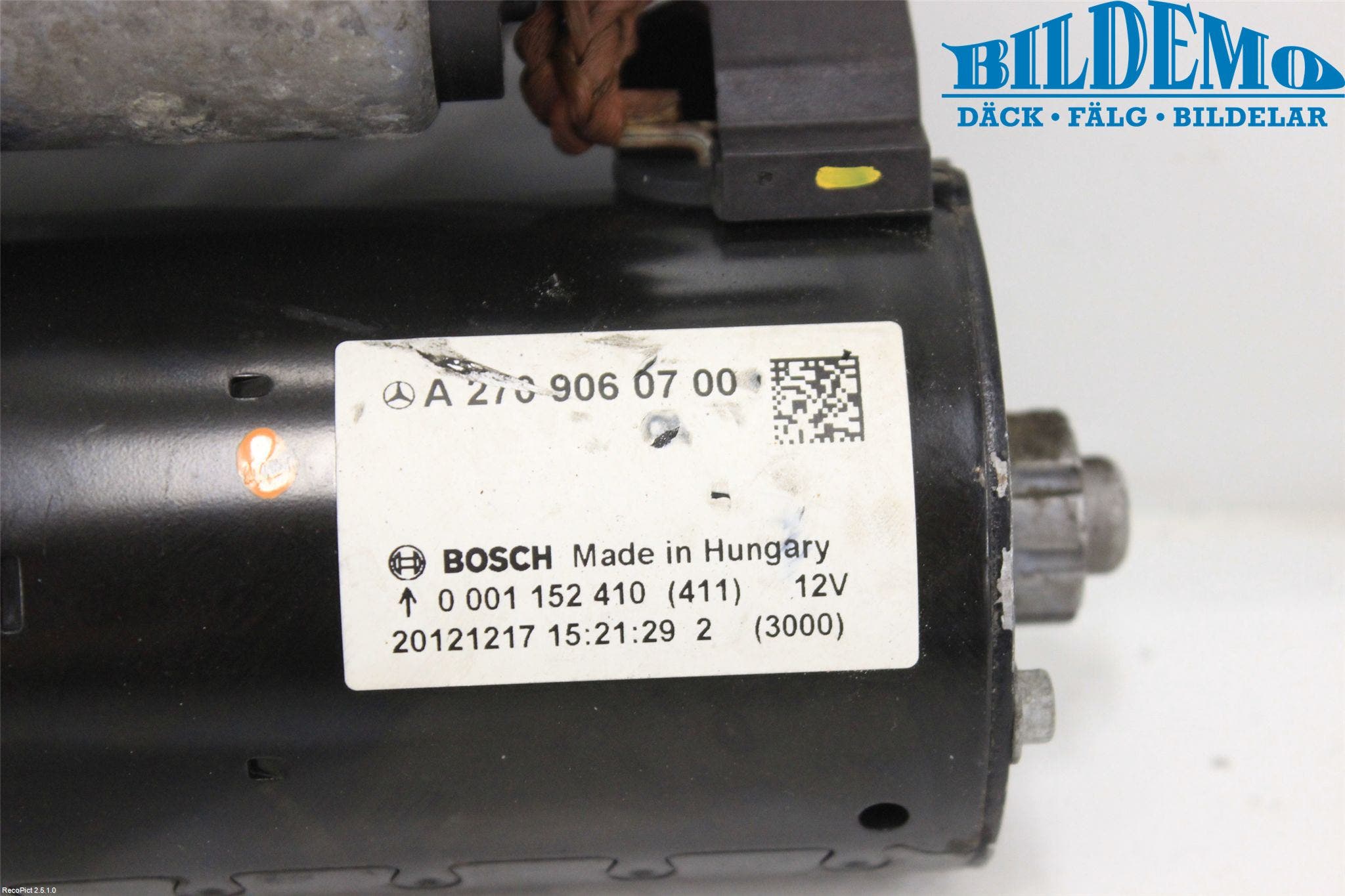 Mercedes-Benz MB A-KLASS (W176) 13-18 Startmotor