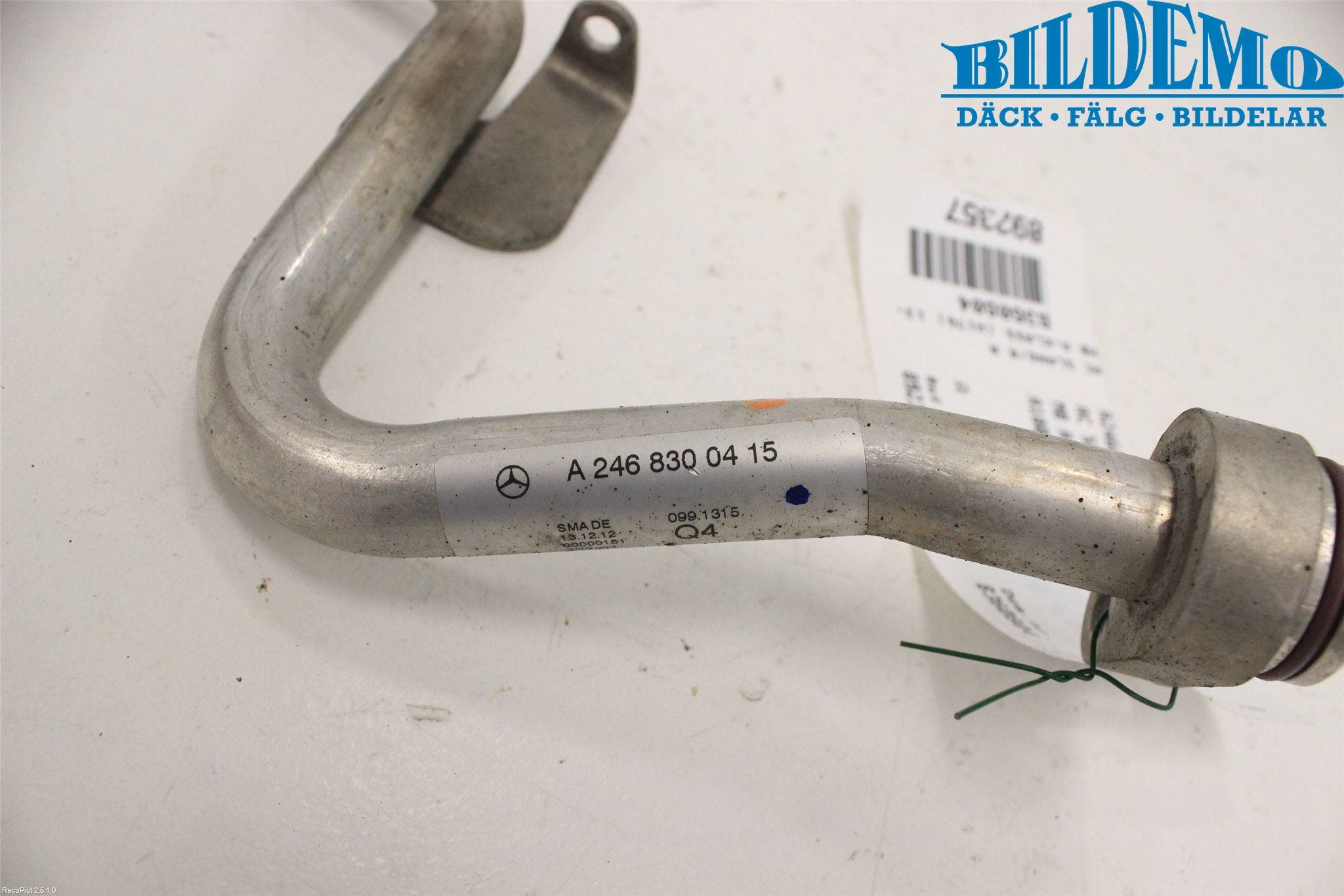 Mercedes-Benz MB A-KLASS (W176) 13-18 Ac Slang-Rör