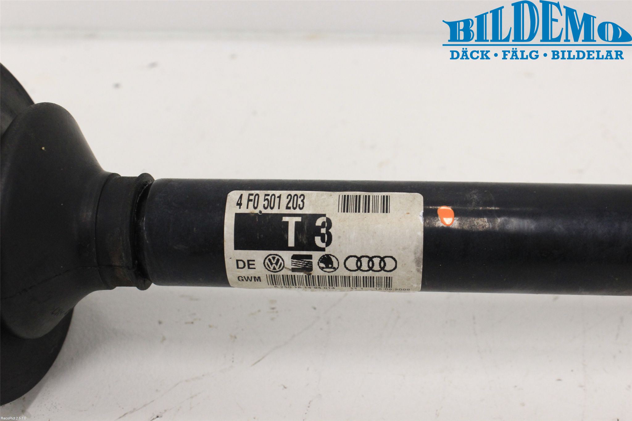 Audi A6/S6     05-11 Drivaxel Bak Vänster
