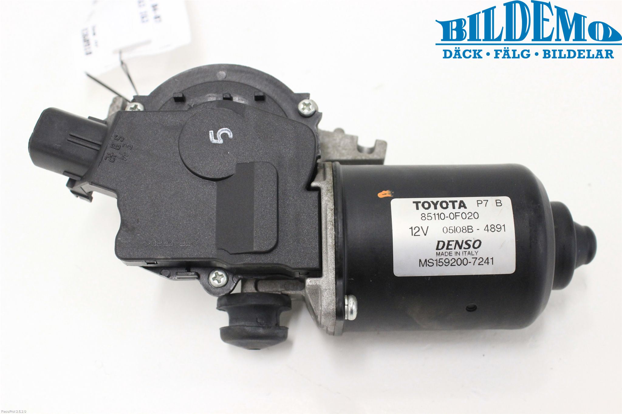 Toyota COROLLA VERSO 04-07 Torkarmotor Vindruta