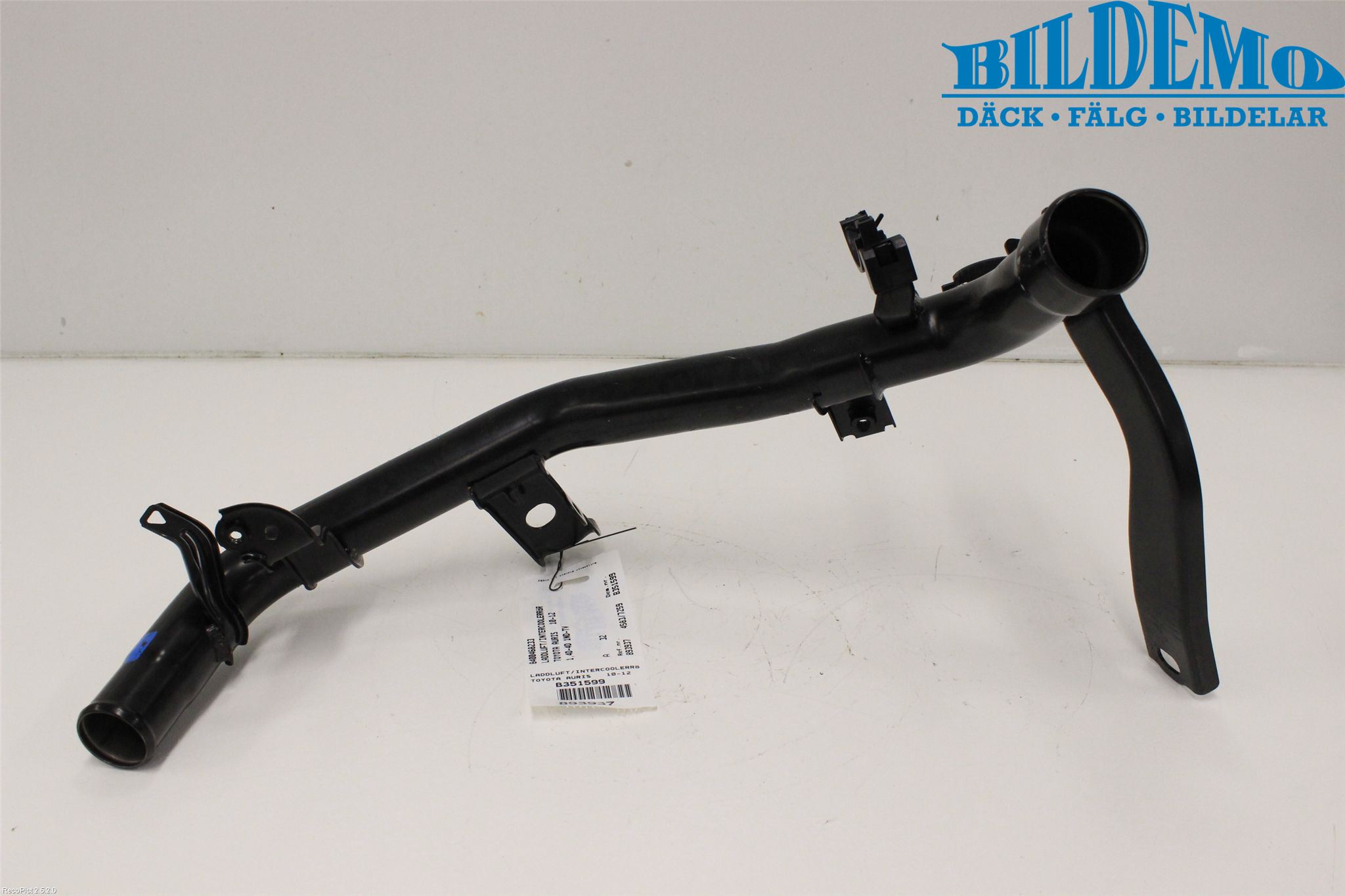 Toyota AURIS 10-12 Laddluft-Intercoolerrör