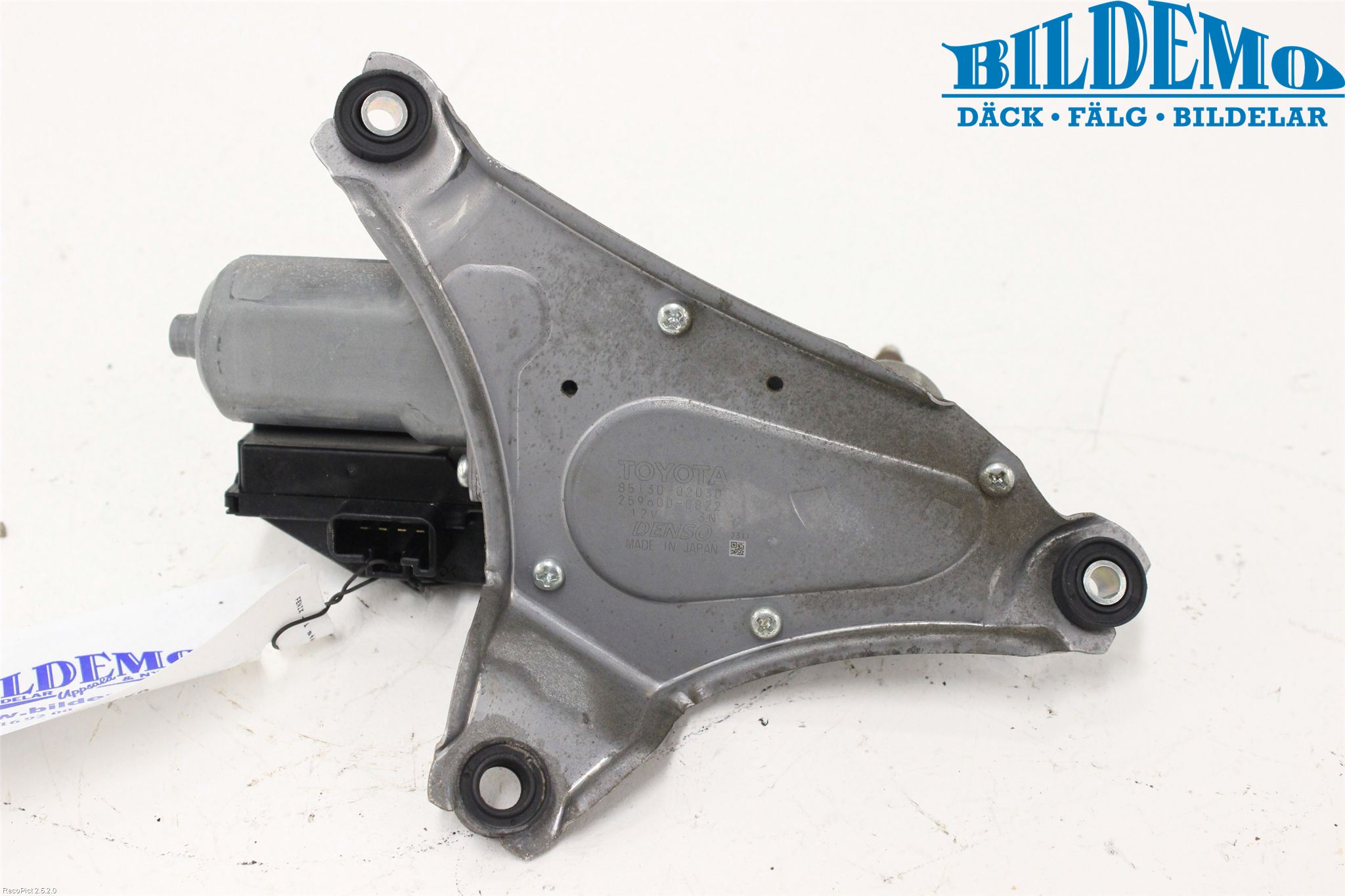 Toyota AURIS 10-12 Torkarmotor Baklucka