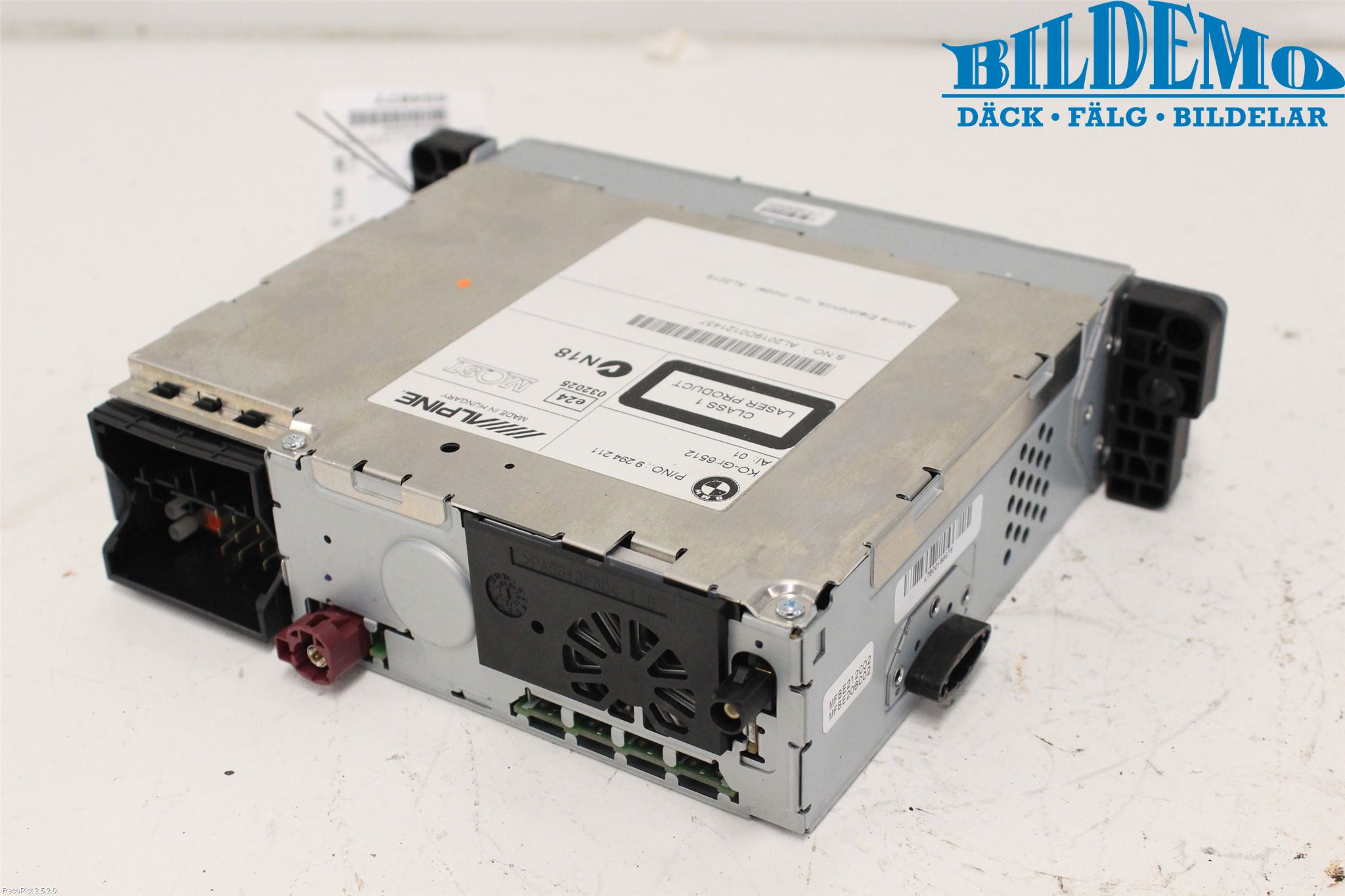 BMW 5 F10/F11/F18 09-17 Cd Radio - Multimediapanel