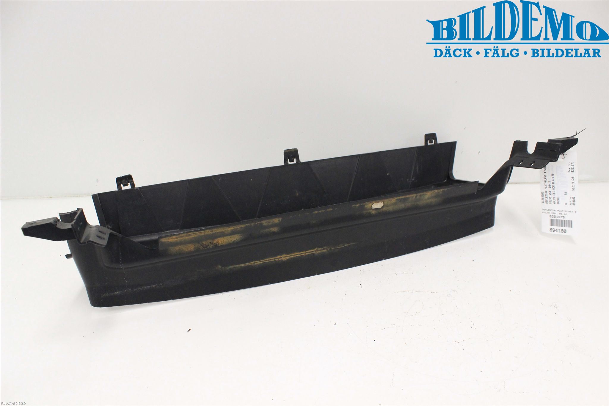 Volvo V50 08-12 Deflektor Plåt-Plast Kylning