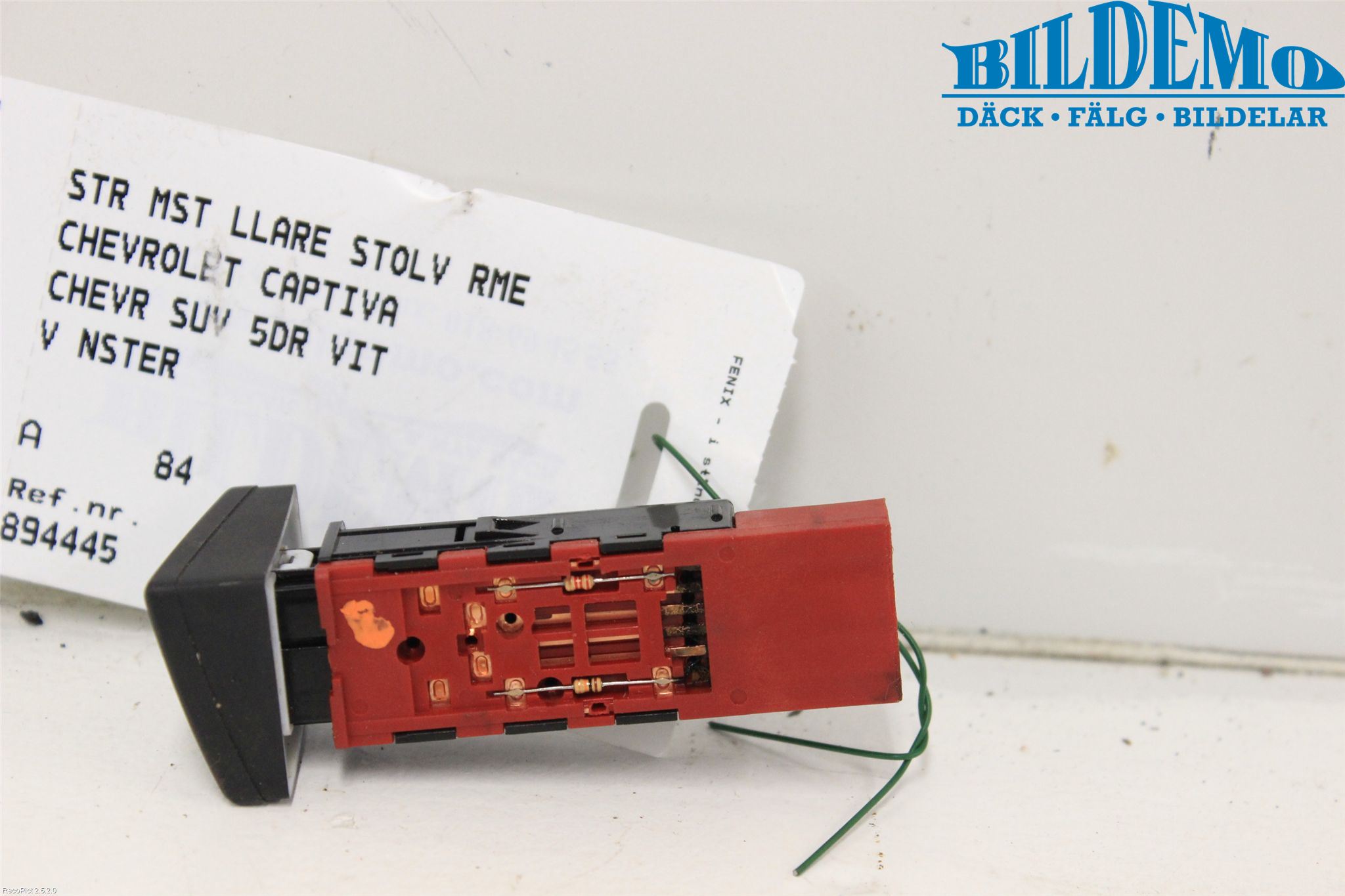 Chevrolet CAPTIVA Strömställare Stolvärme