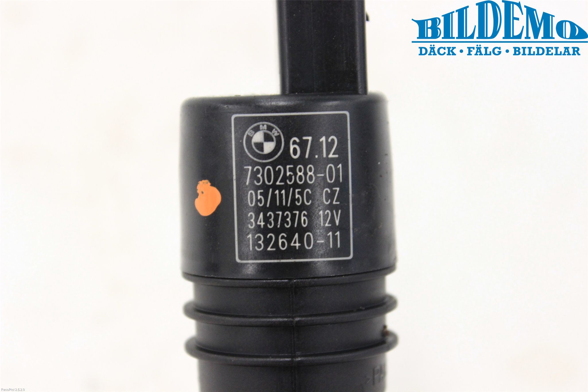 BMW 3 E90/91 SED/TOU 05-12 Spolarpump Baklucka