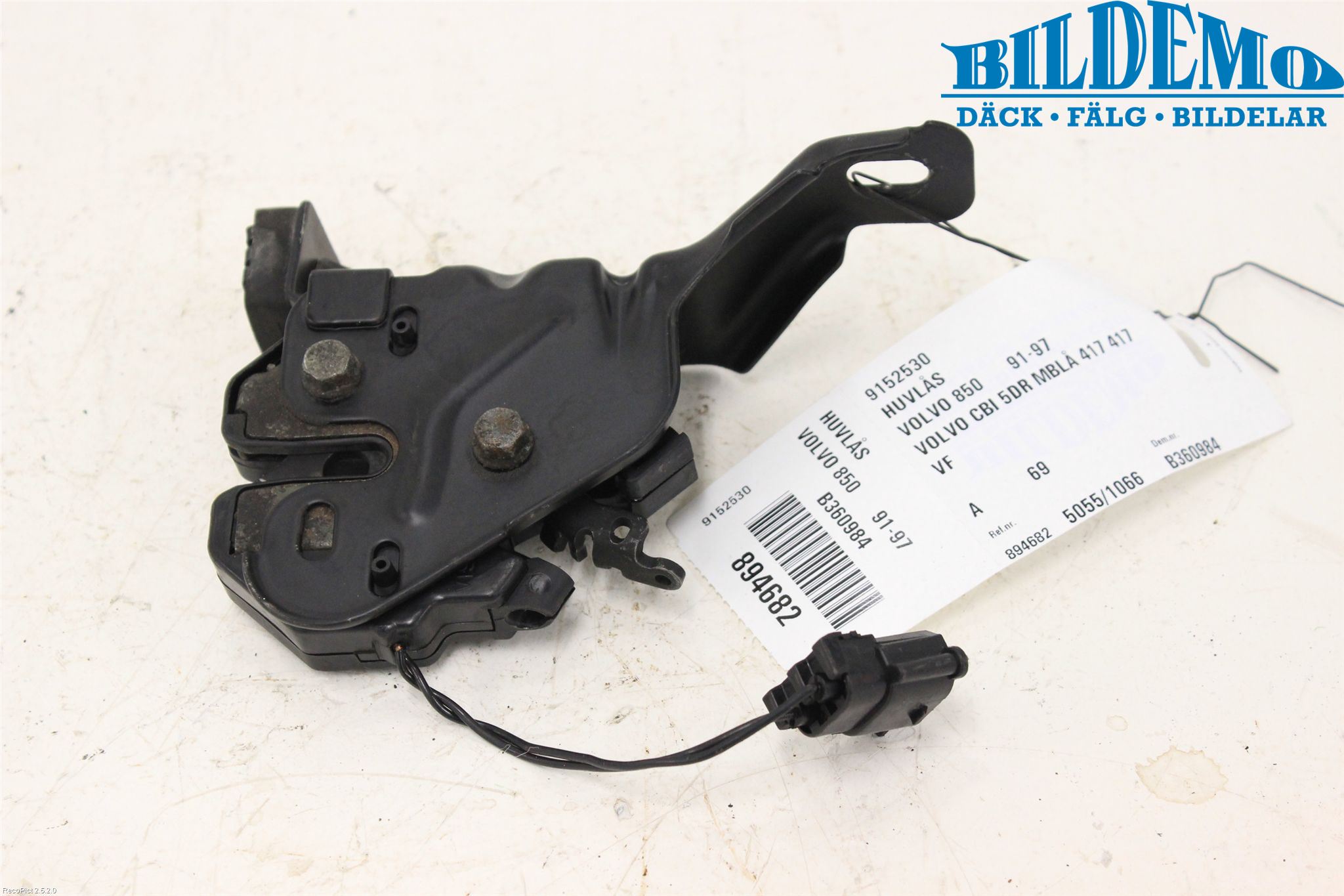 Volvo 850 91-97 Huvlås