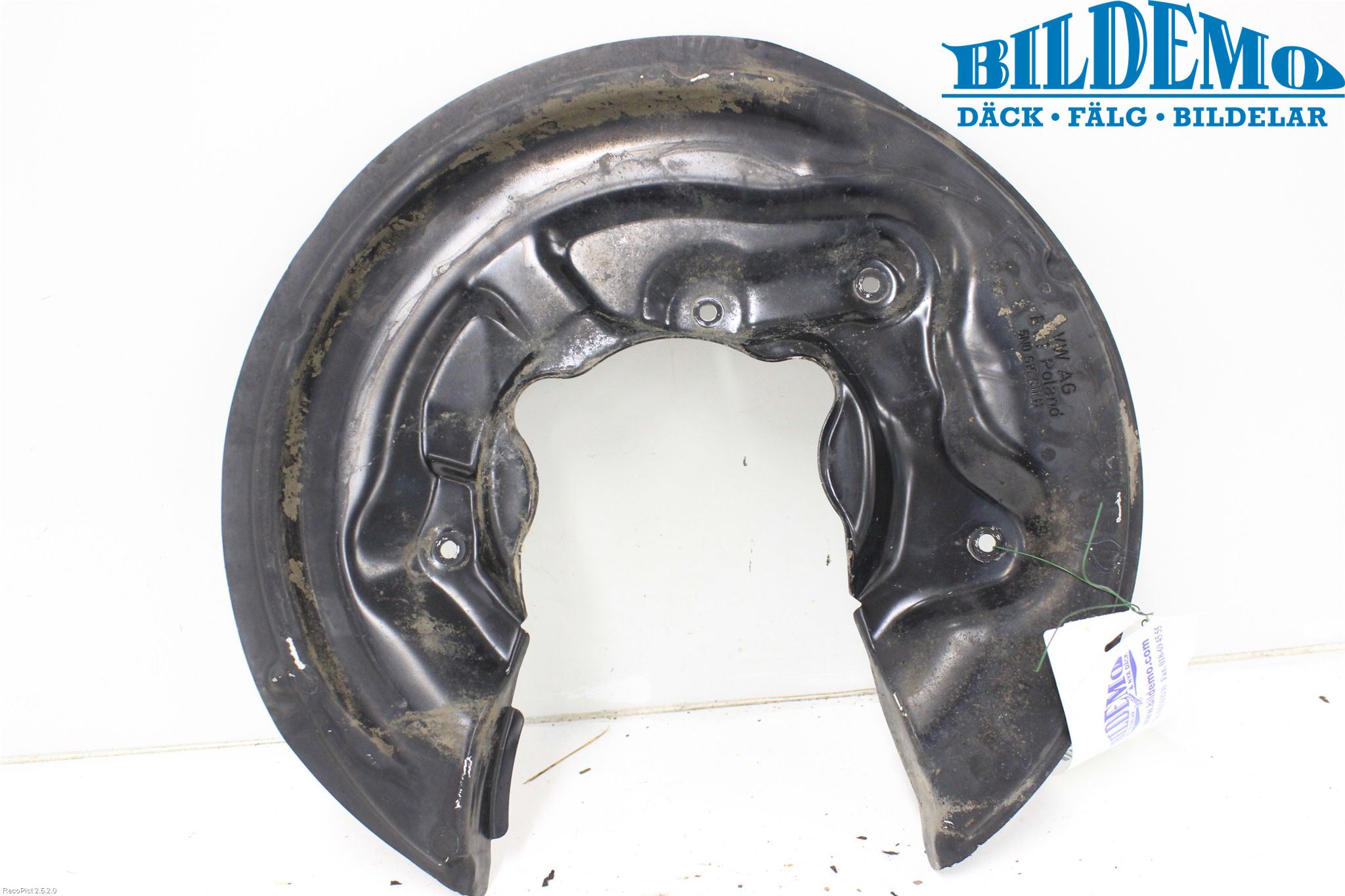 Volkswagen VW TIGUAN 07-16 Bromssköld Bak