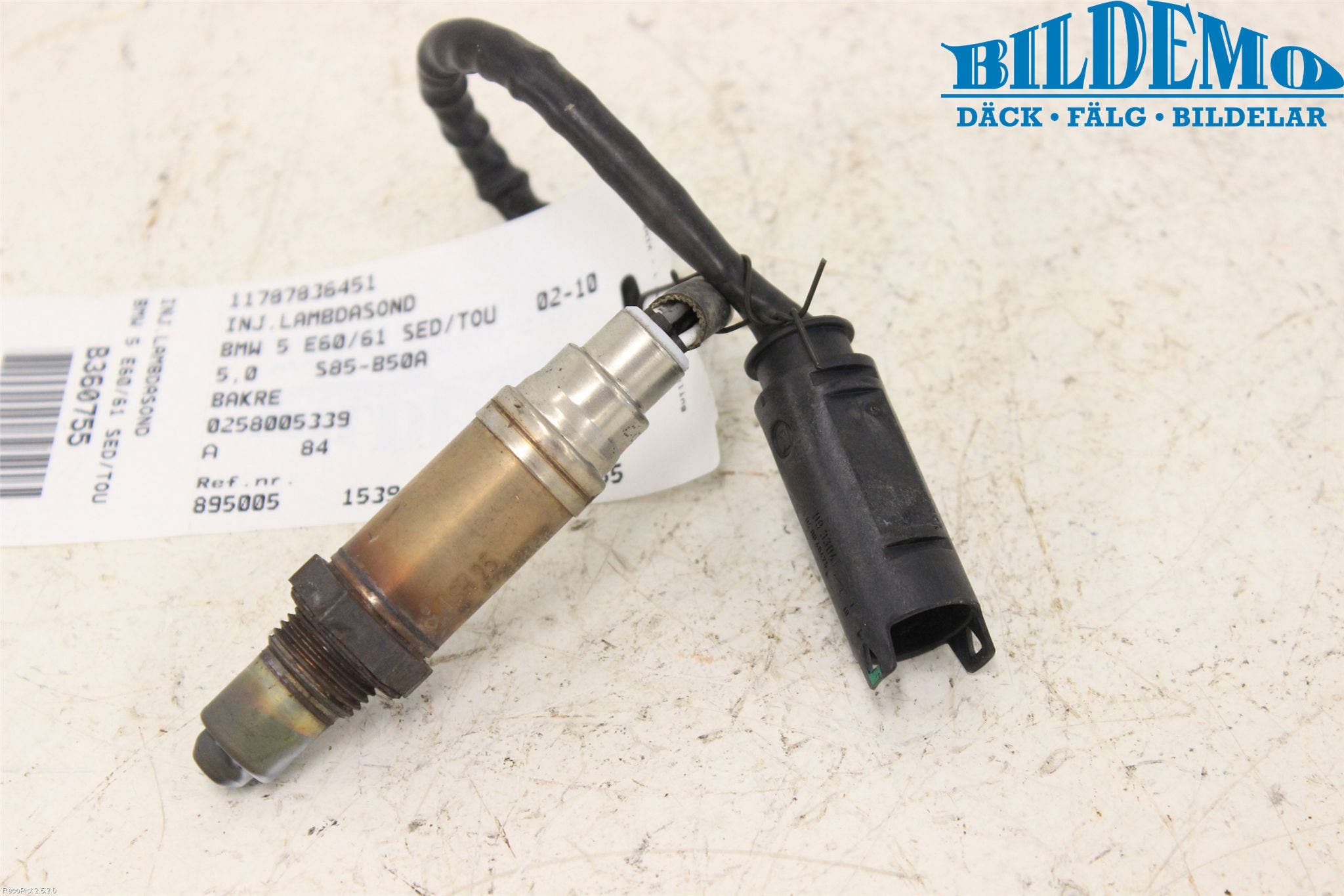 BMW 5 E60/61 Sed/Tou 02-10 Injlambdasond