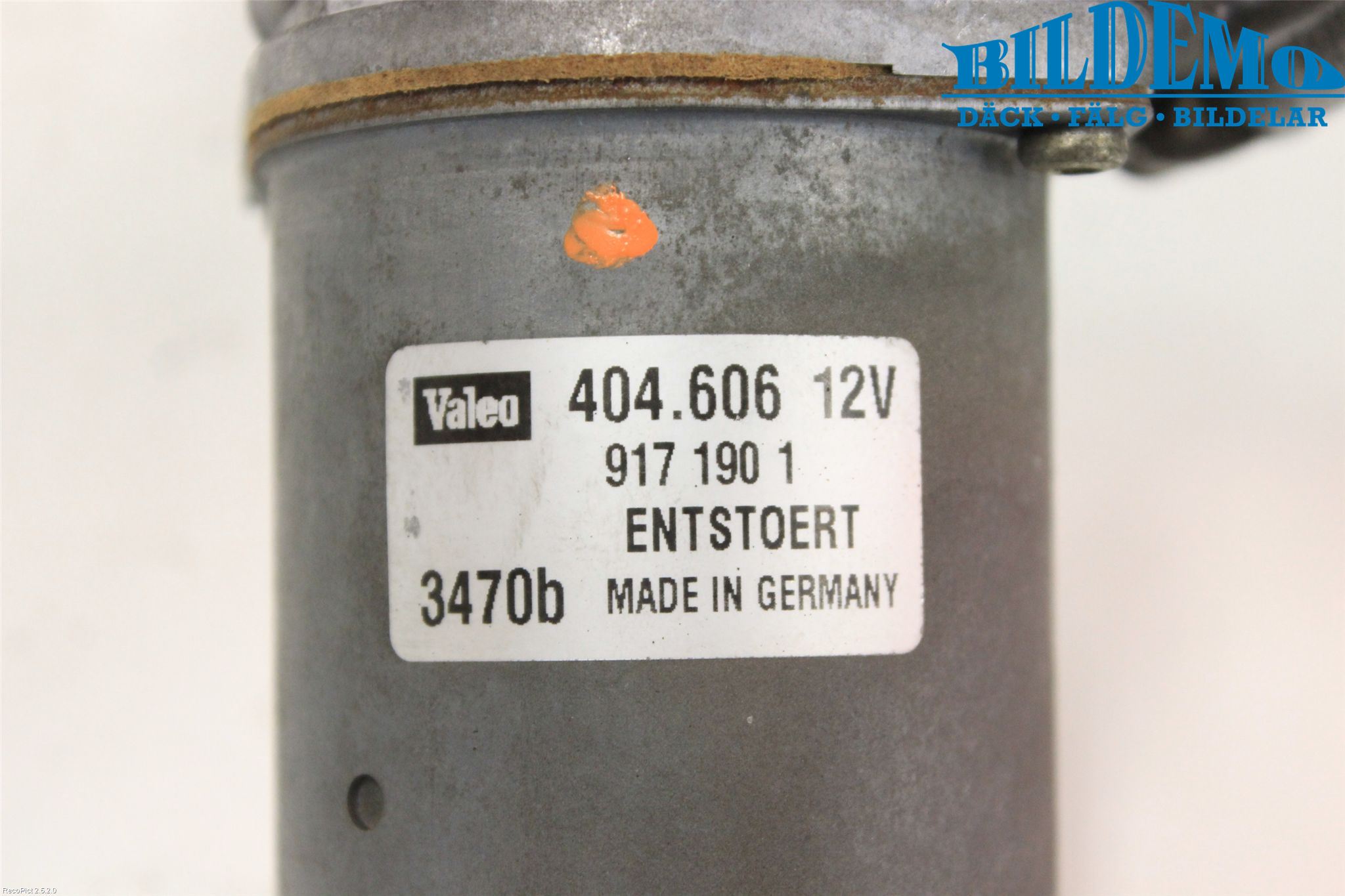 Volvo S60 01-04 Torkarmotor Vindruta