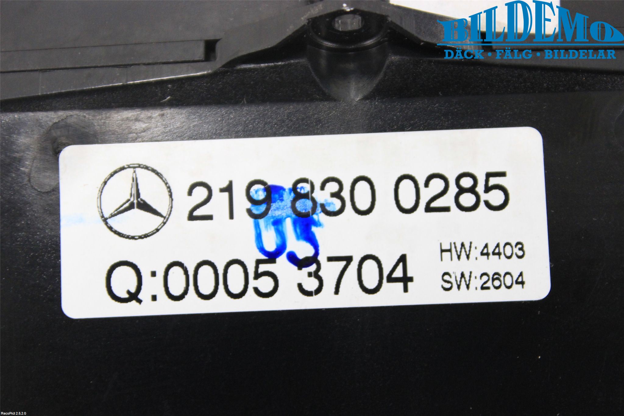Mercedes-Benz MB CLS (C219) 03-11 Ac Styrenhet Ac Manöveren
