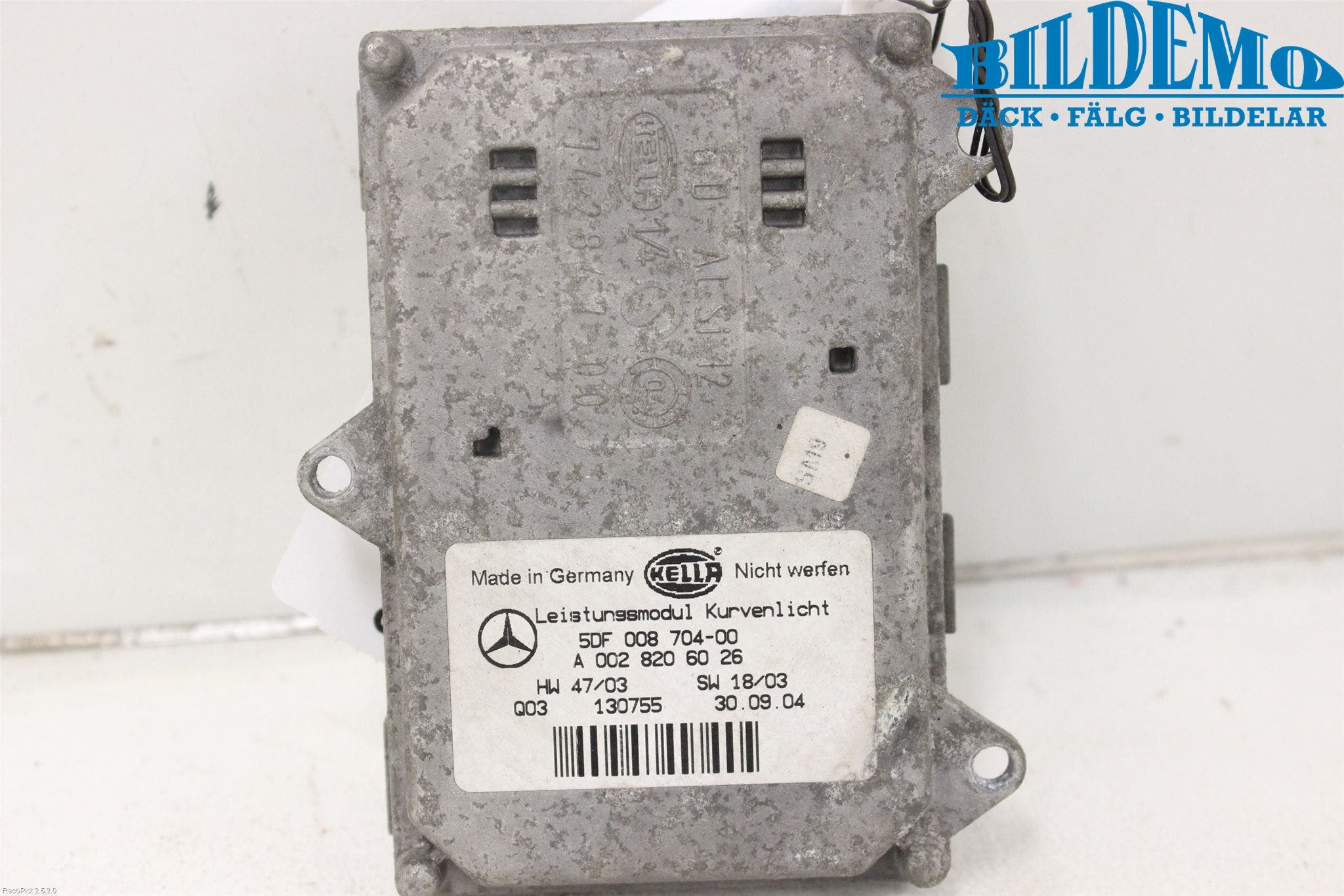 Mercedes-Benz MB CLS (C219) 03-11 Styrenhet Strålkastare