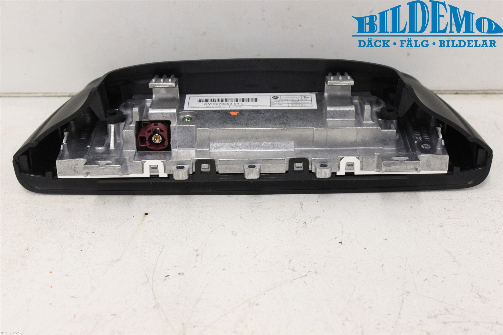 BMW 3 F30/F31/F80 12-19 Bildskärm