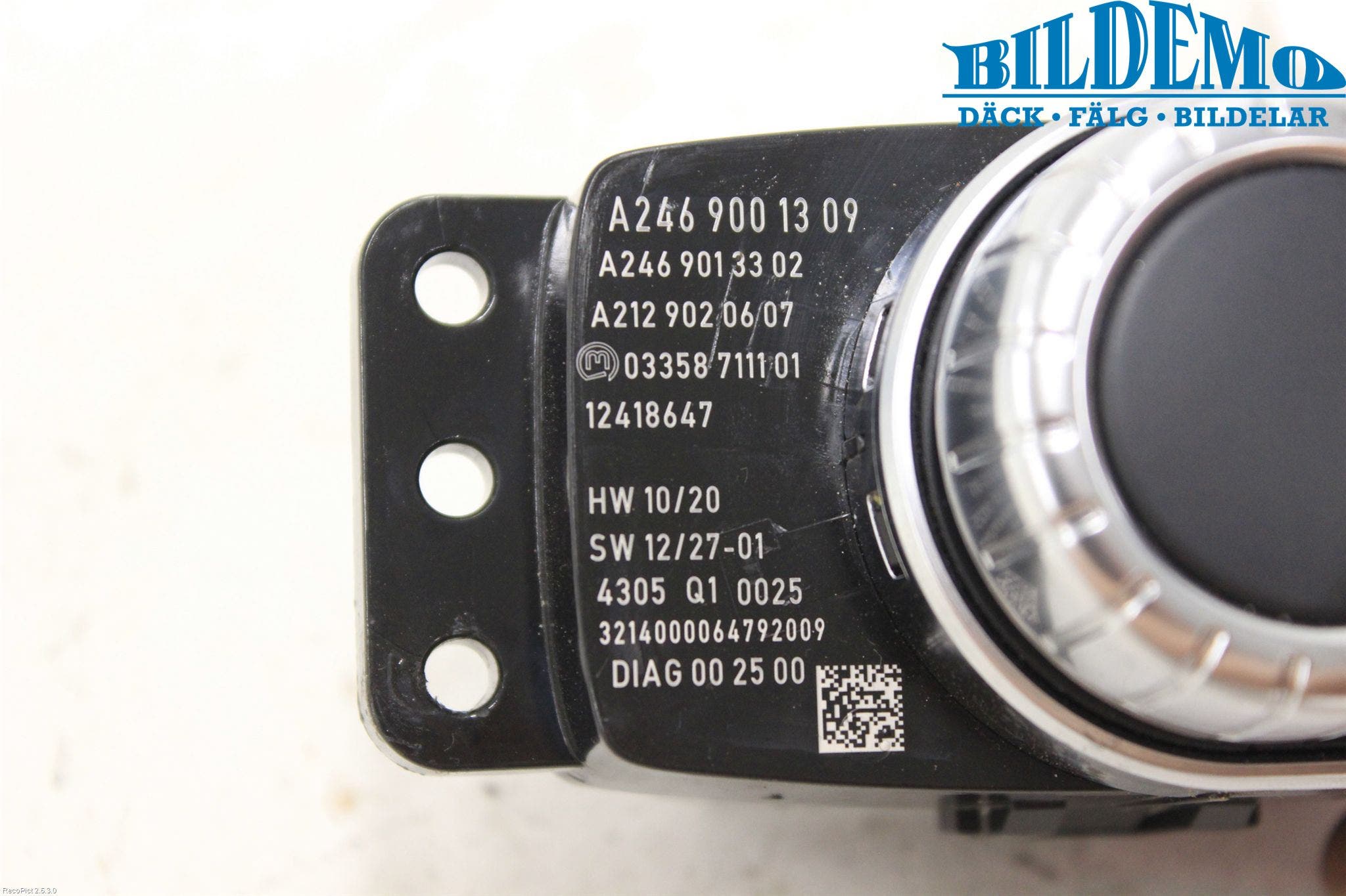 Mercedes-Benz MB B-KLASS (W246/W242) 12-19 Strömställare Färddator