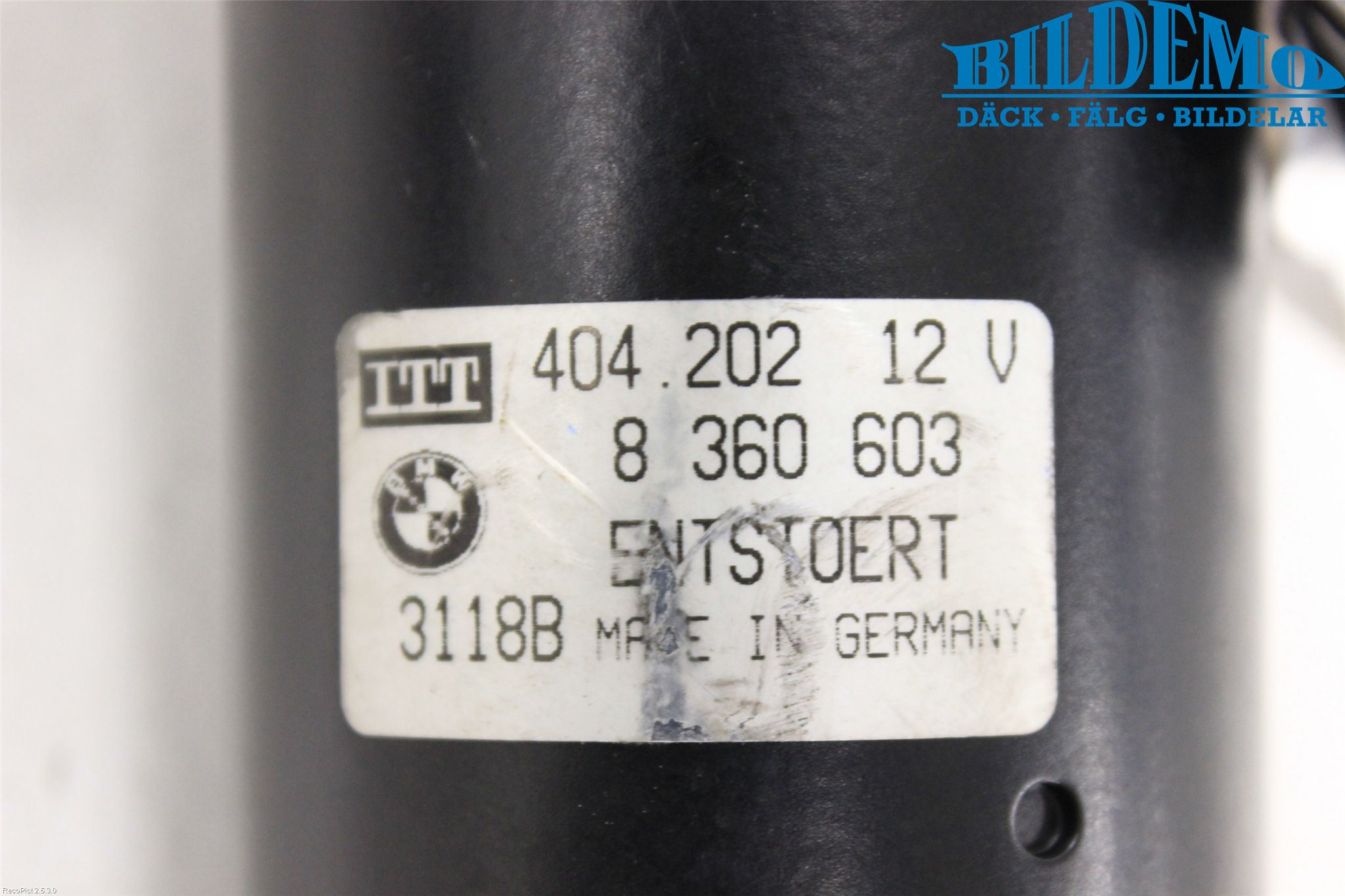 BMW 5 E39 95-04 Torkarmotor Vindruta