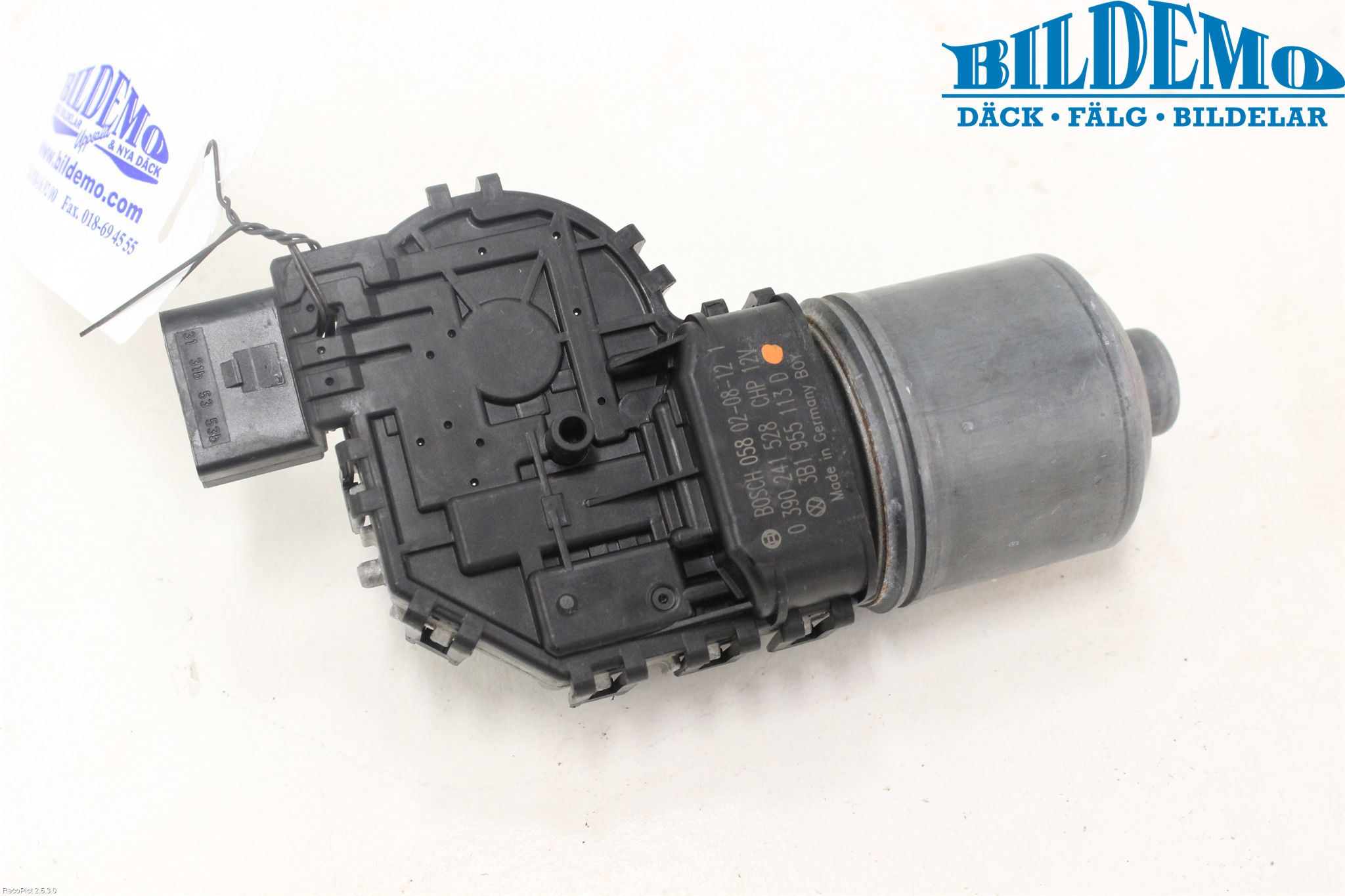 Volkswagen VW PASSAT 01-05 Torkarmotor Vindruta