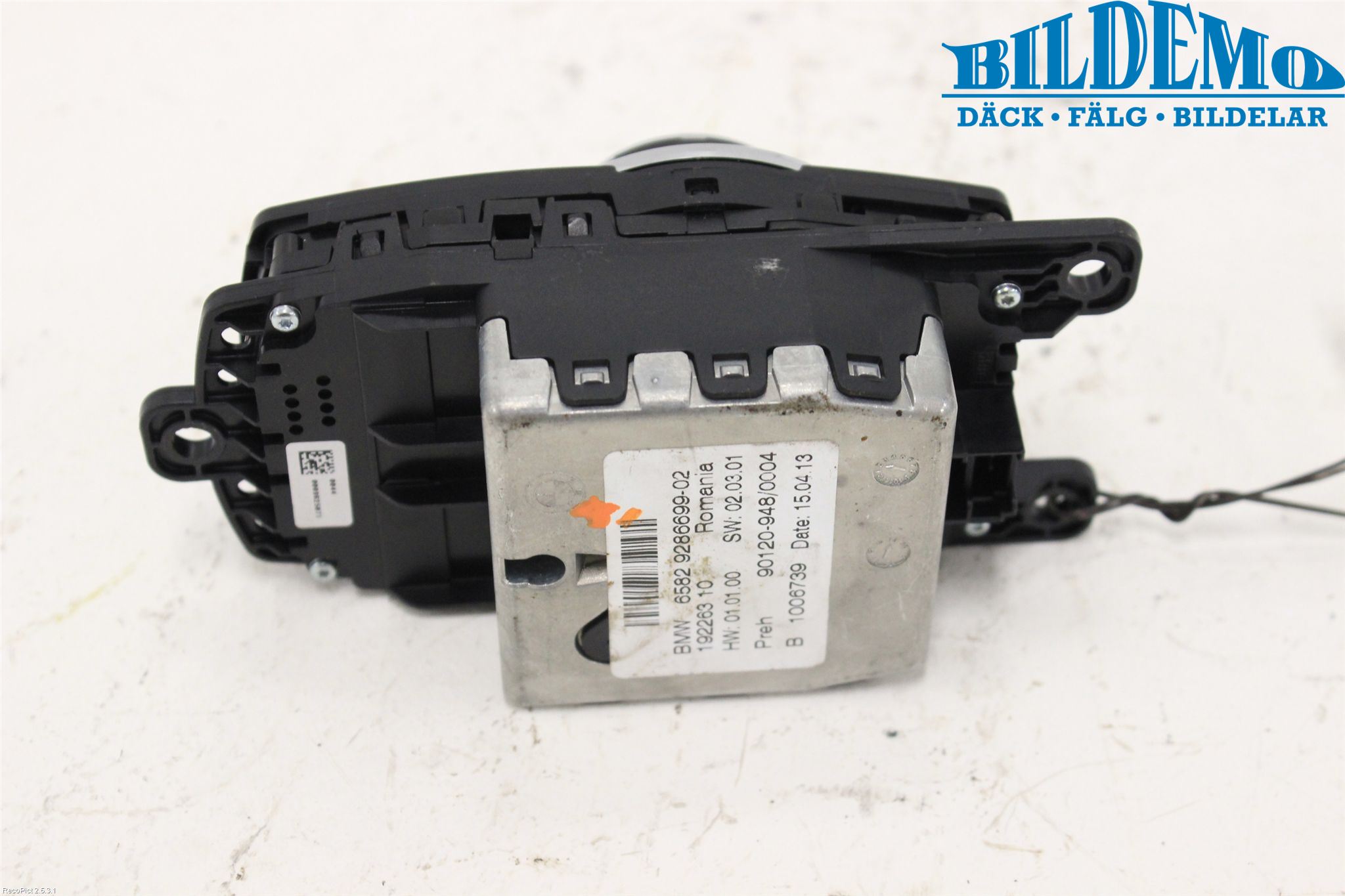 BMW 5 F10/F11/F18 09-17 Strömställare Färddator