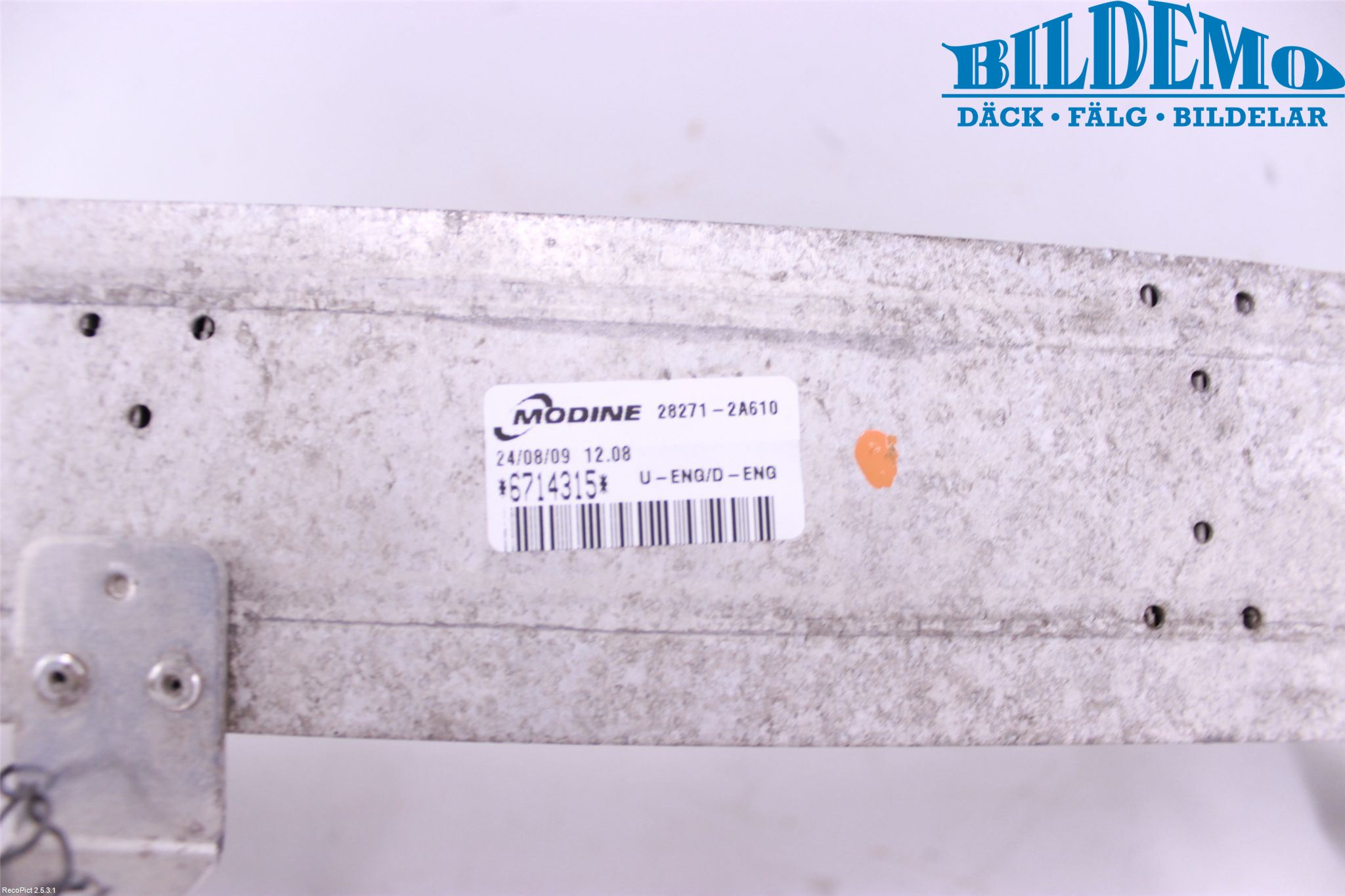 Kia CEED 06-12 Laddluft-Intercooler Kyl