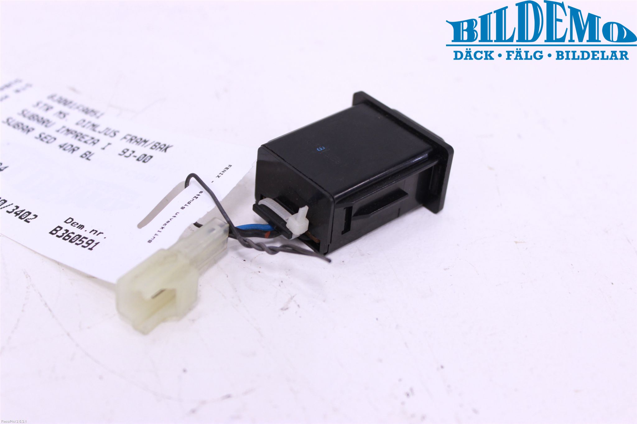 Subaru IMPREZA I  93-00 Ströms Dimljus Fram-Bak