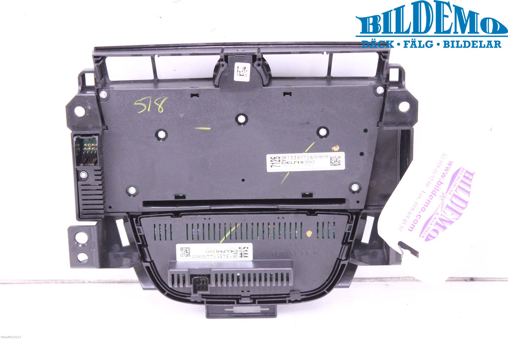 Opel ASTRA J 10-15 Cd Radio - Multimediapanel