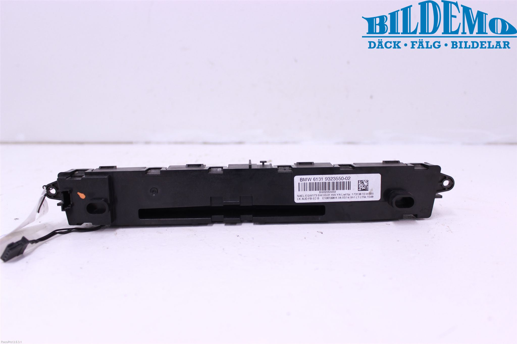 BMW 3 GT F34 13-19 Cd Radio - Multimediapanel