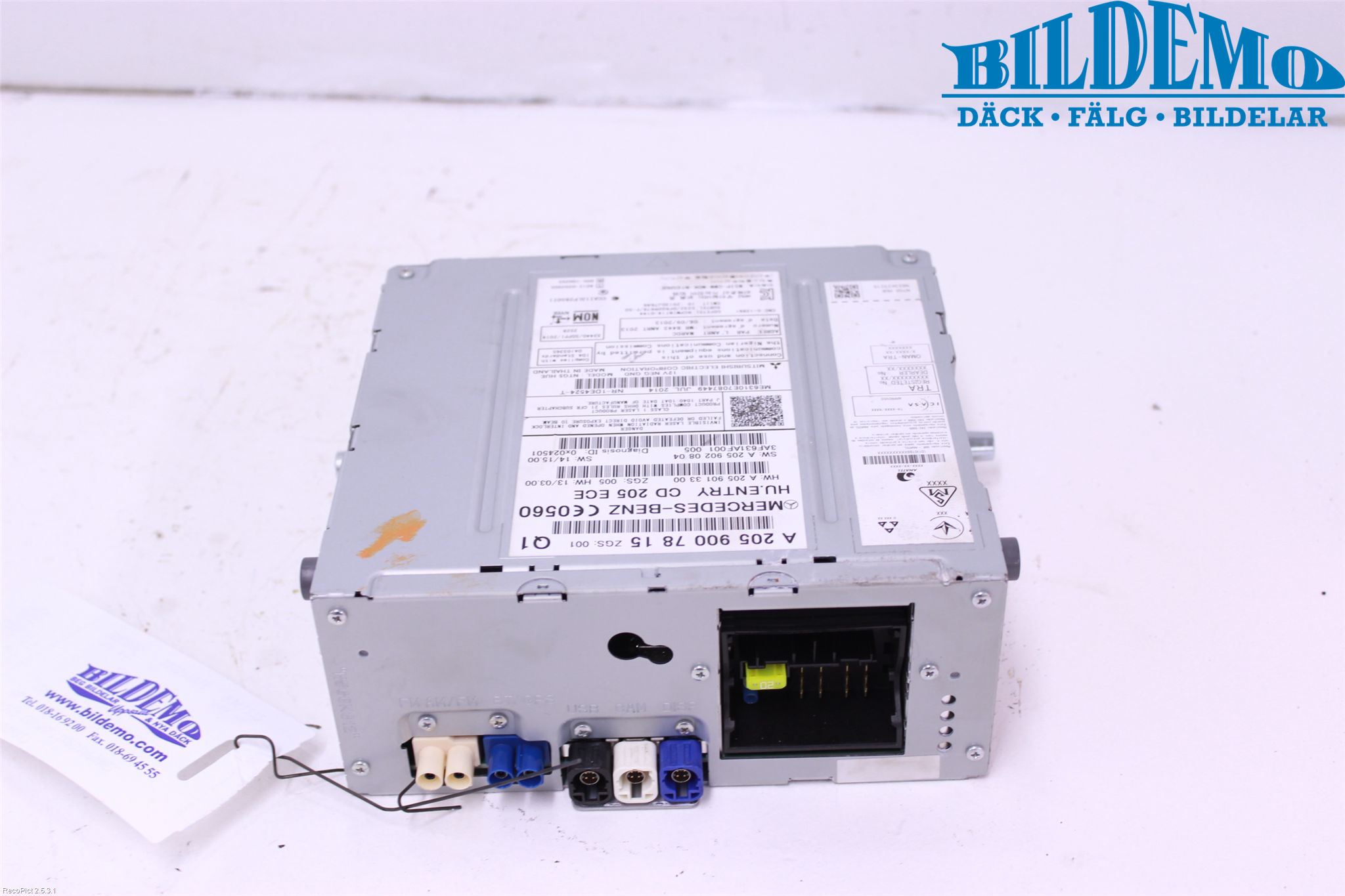Mercedes-Benz MB C-KLASS (W205) 14-21 Cd Radio - Multimediapanel