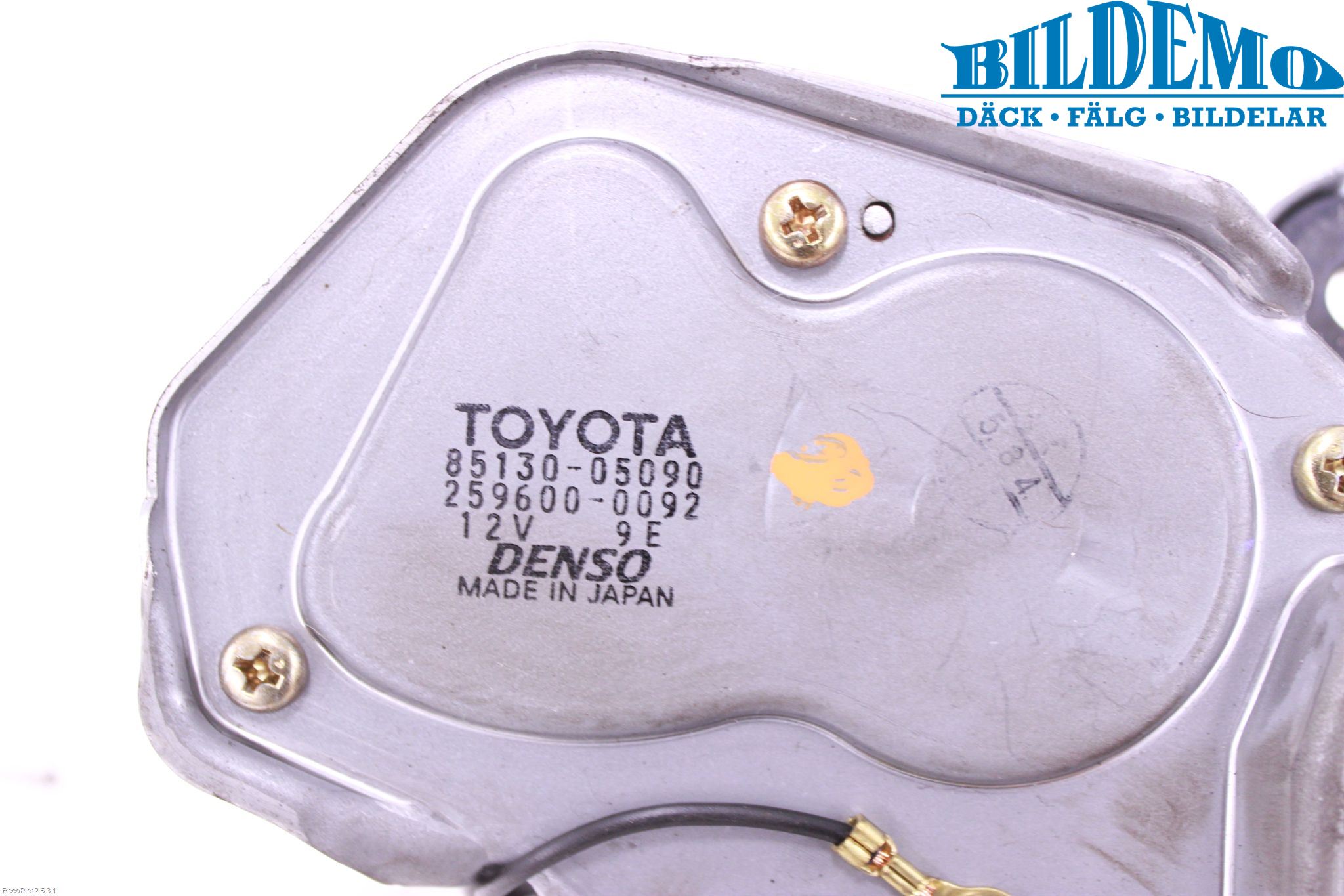 Toyota AVENSIS 03-06 Torkarmotor Baklucka