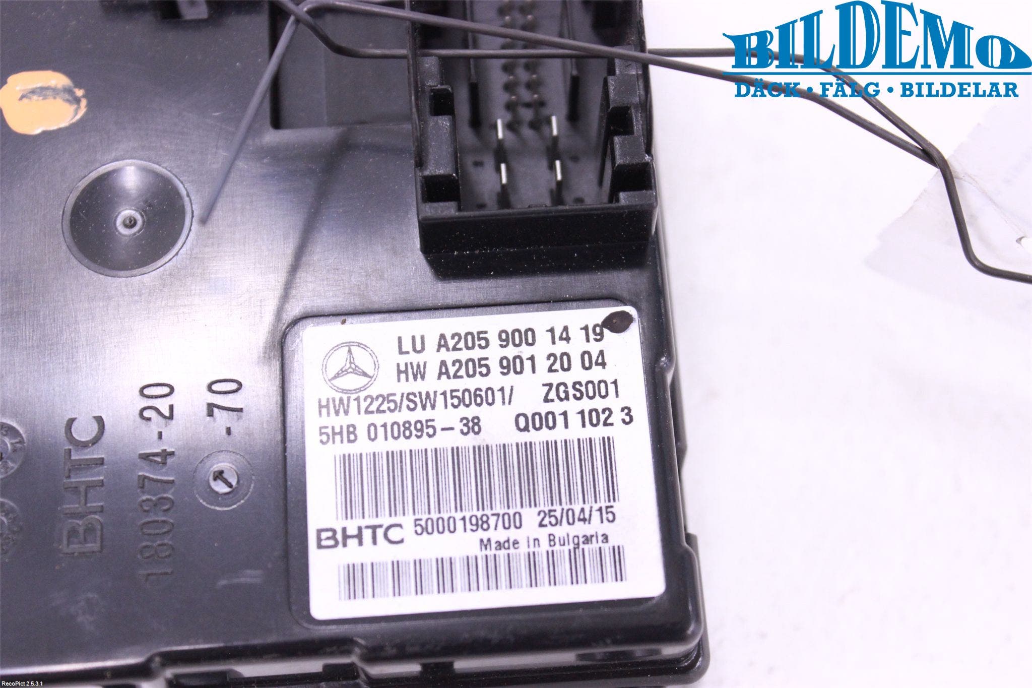 Mercedes-Benz MB C-KLASS (W205) 14-21 Ac Styrenhet Ac Manöveren