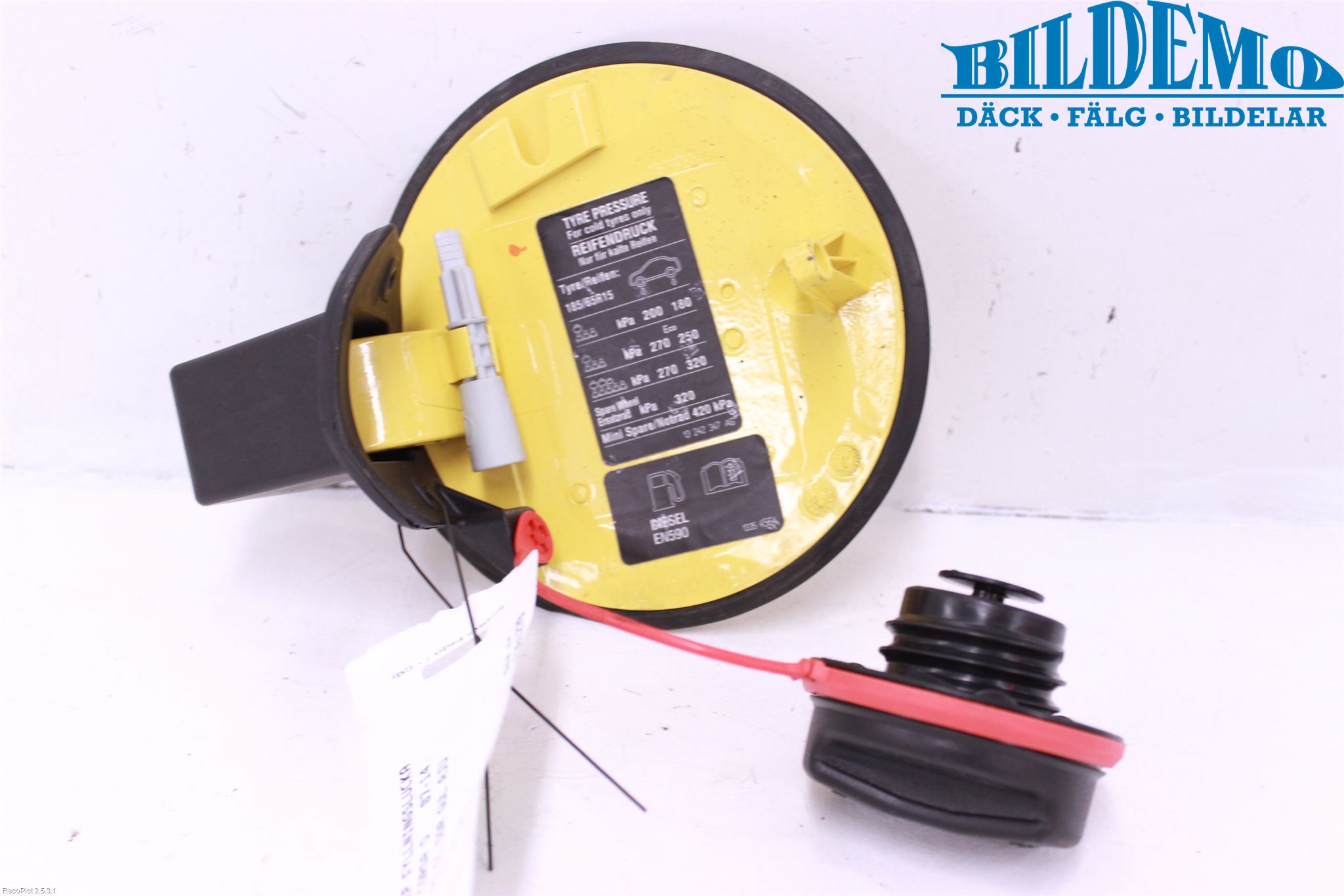 Opel CORSA D 07-14 Tanklucka