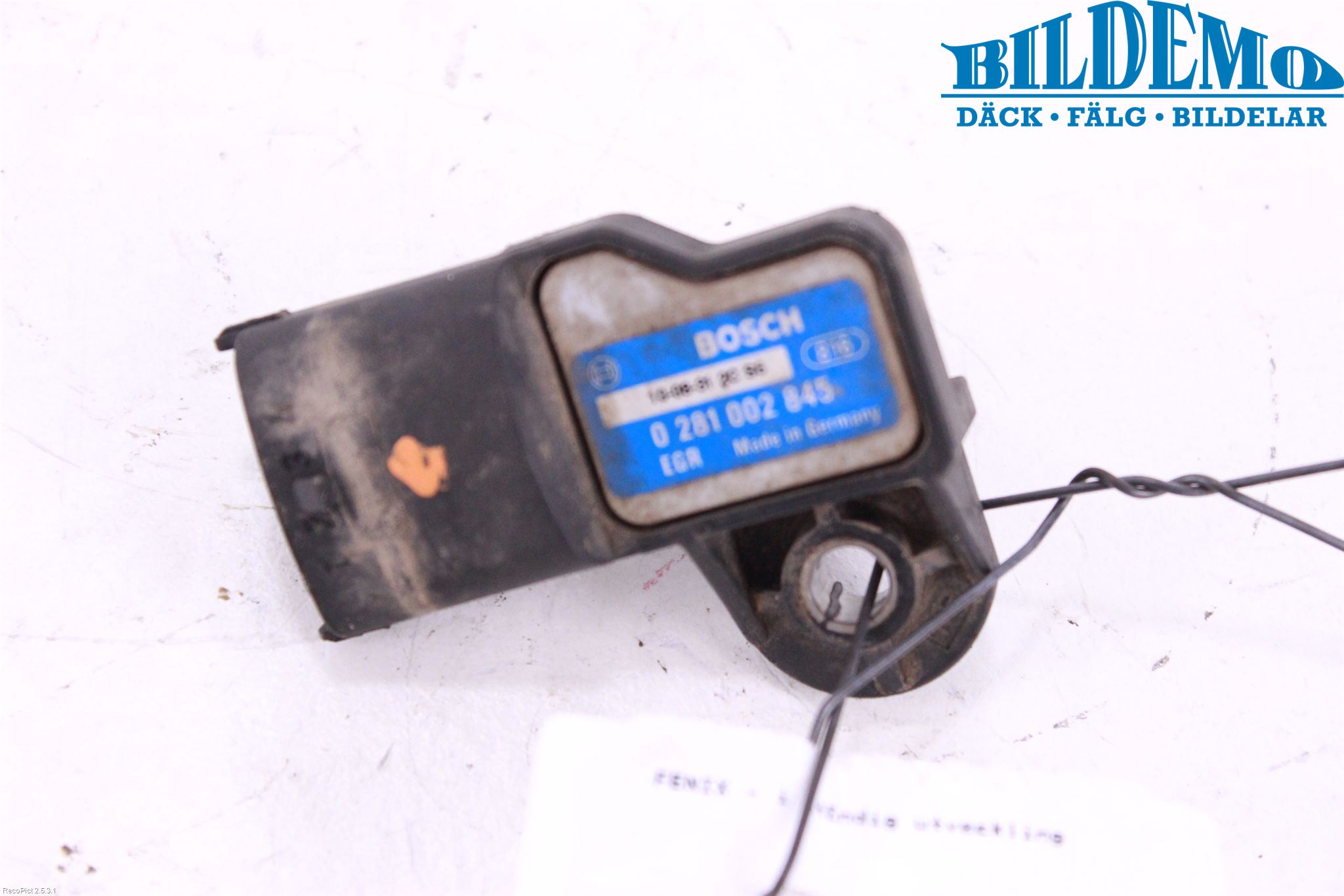 Fiat FIORINO Givare Laddluftstryck