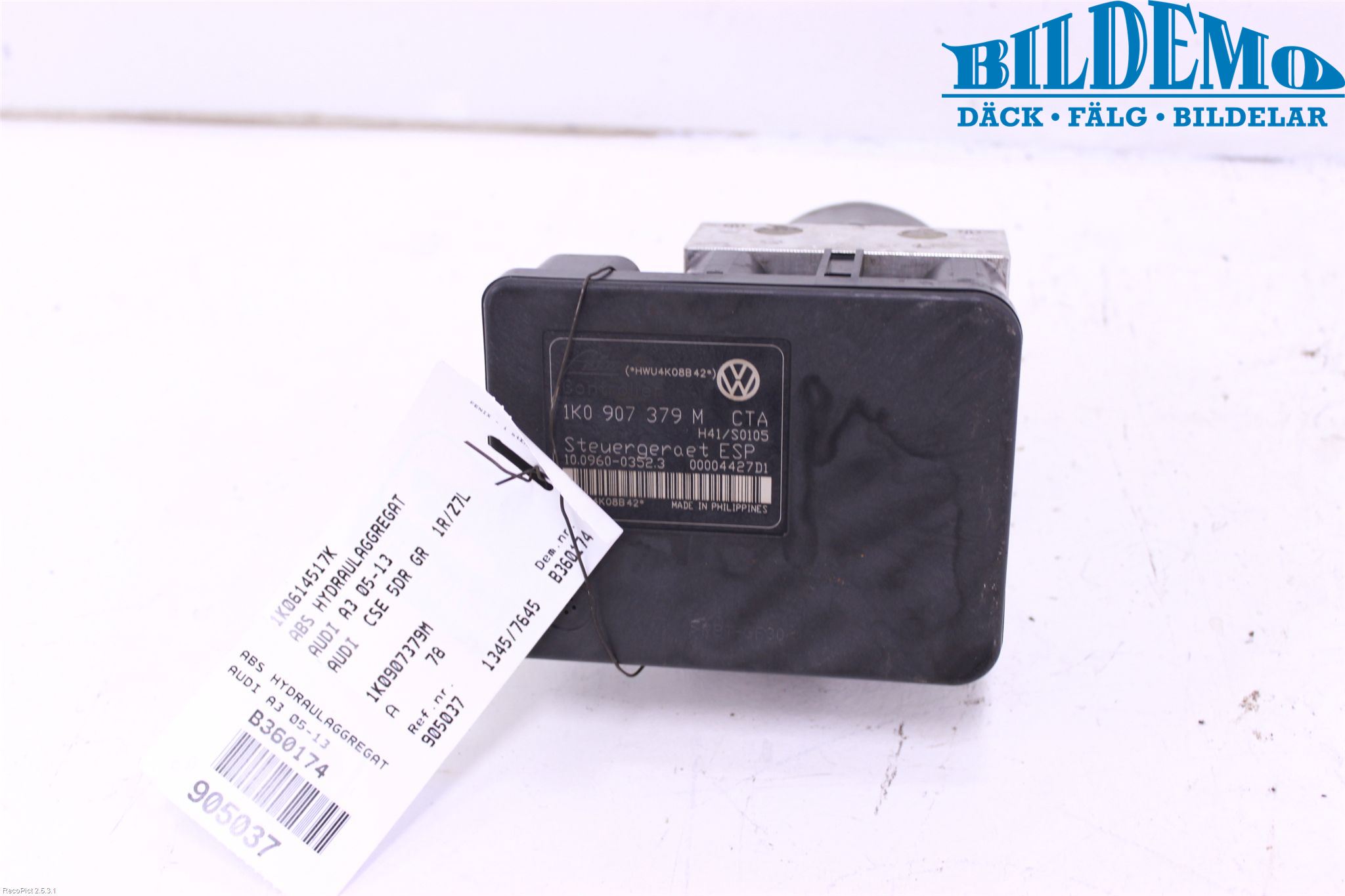 Audi A3/S3 05-13 Abs Hydraulaggregat